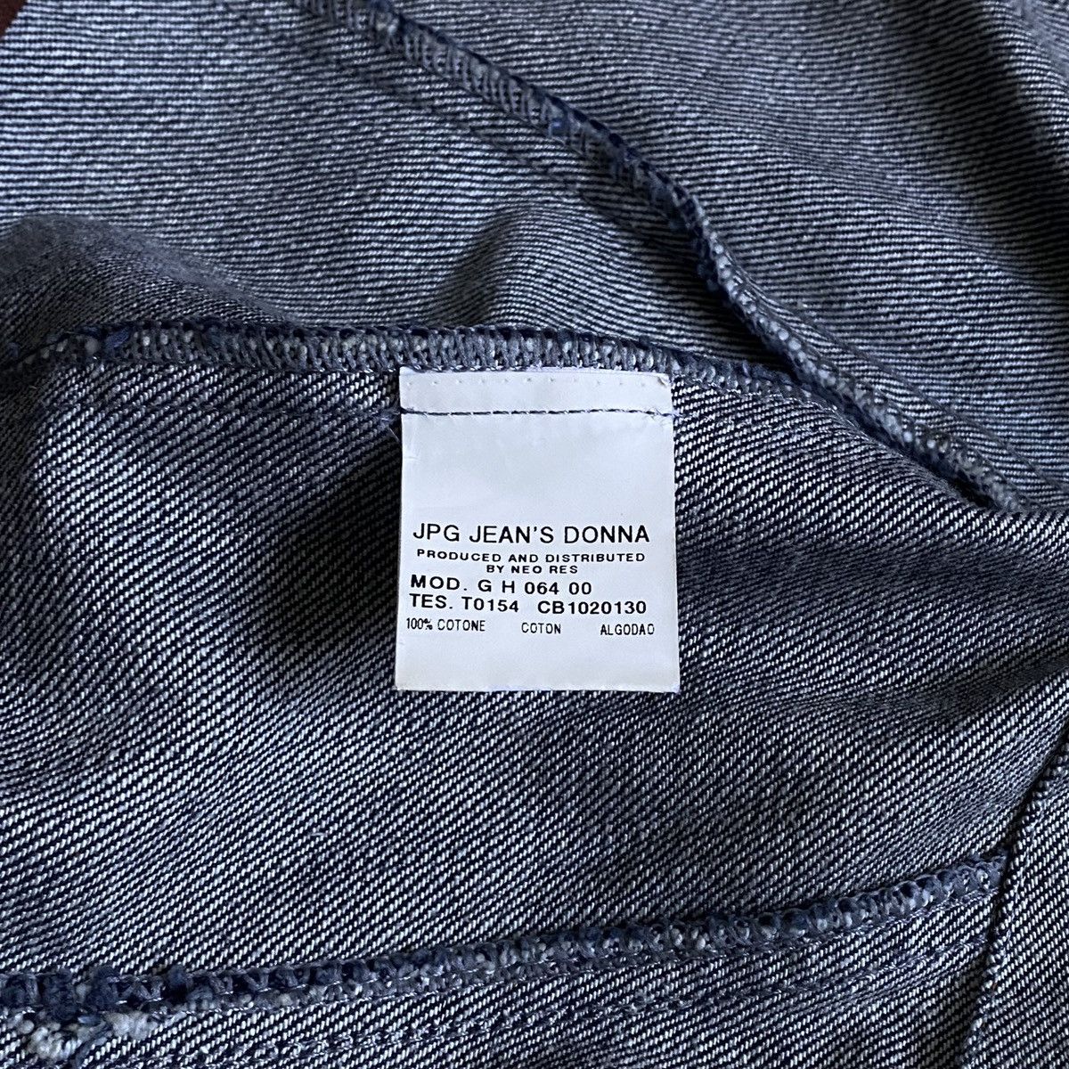 Jean Paul Gaultier Jean Paul Gaultier JPG.Jean’s Archival Denim Suede Jacket Size M / US 6-8 / IT 42-44 - 18 Thumbnail