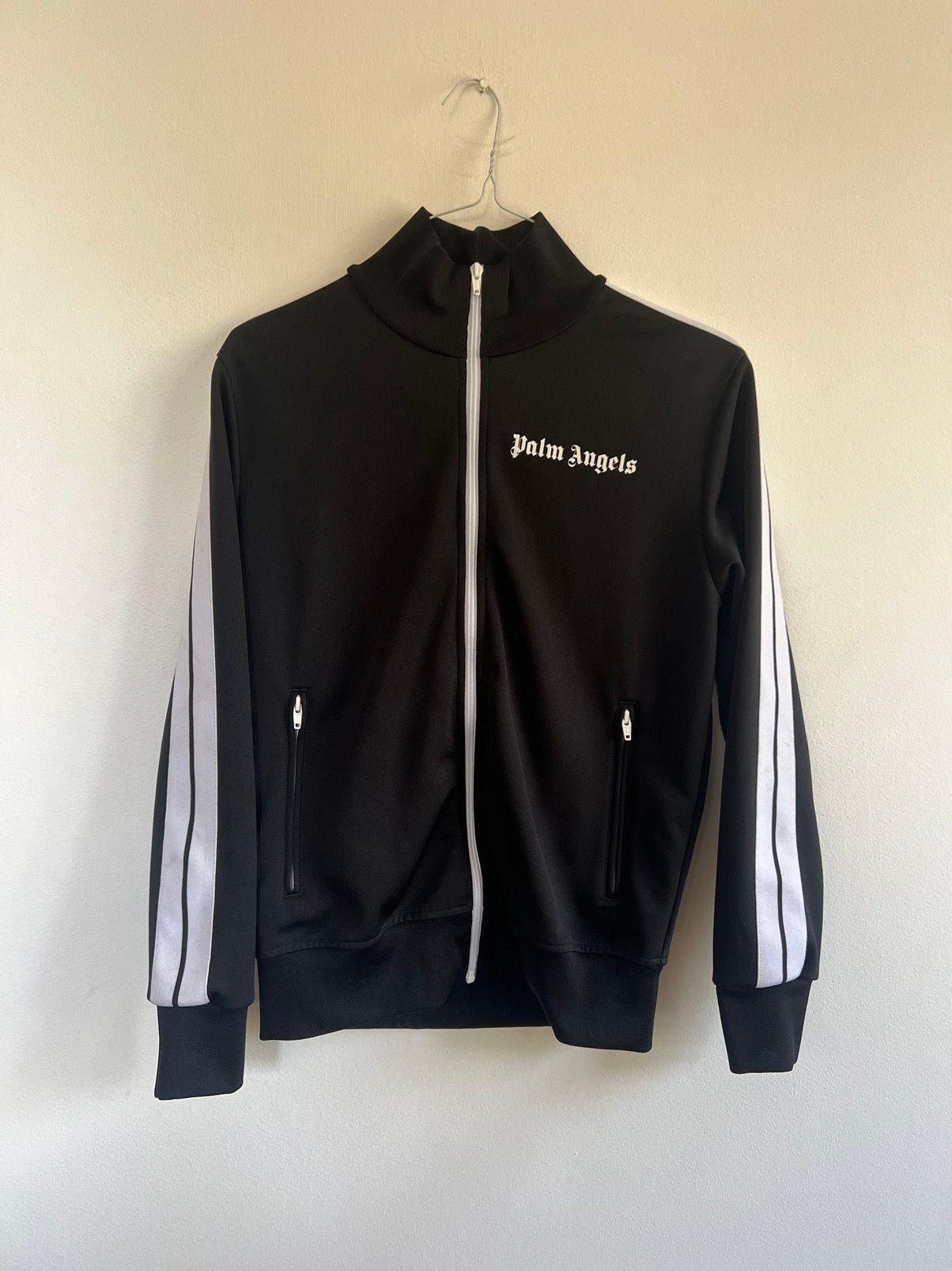 Pre-owned Palm Angels Track Jacket In Black
