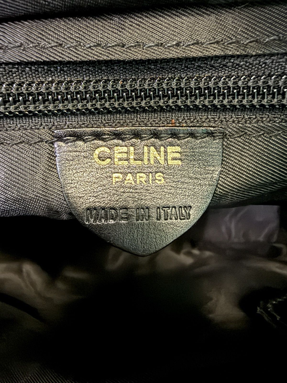 Celine RARE VINTAGE CELINE NYLON LEATHER HANDBAG Size ONE SIZE - 24 Thumbnail