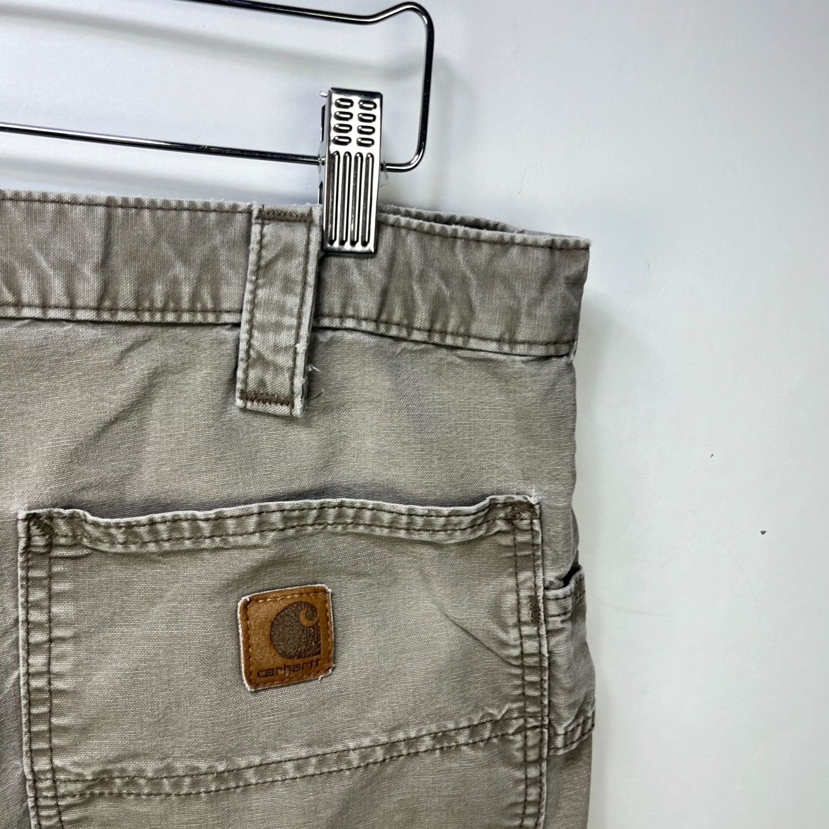 Carhartt VINTAGE Carhartt Shorts Brown Canvas Work Carpenter 36 Men Size US 36 / EU 52 - 3 Thumbnail