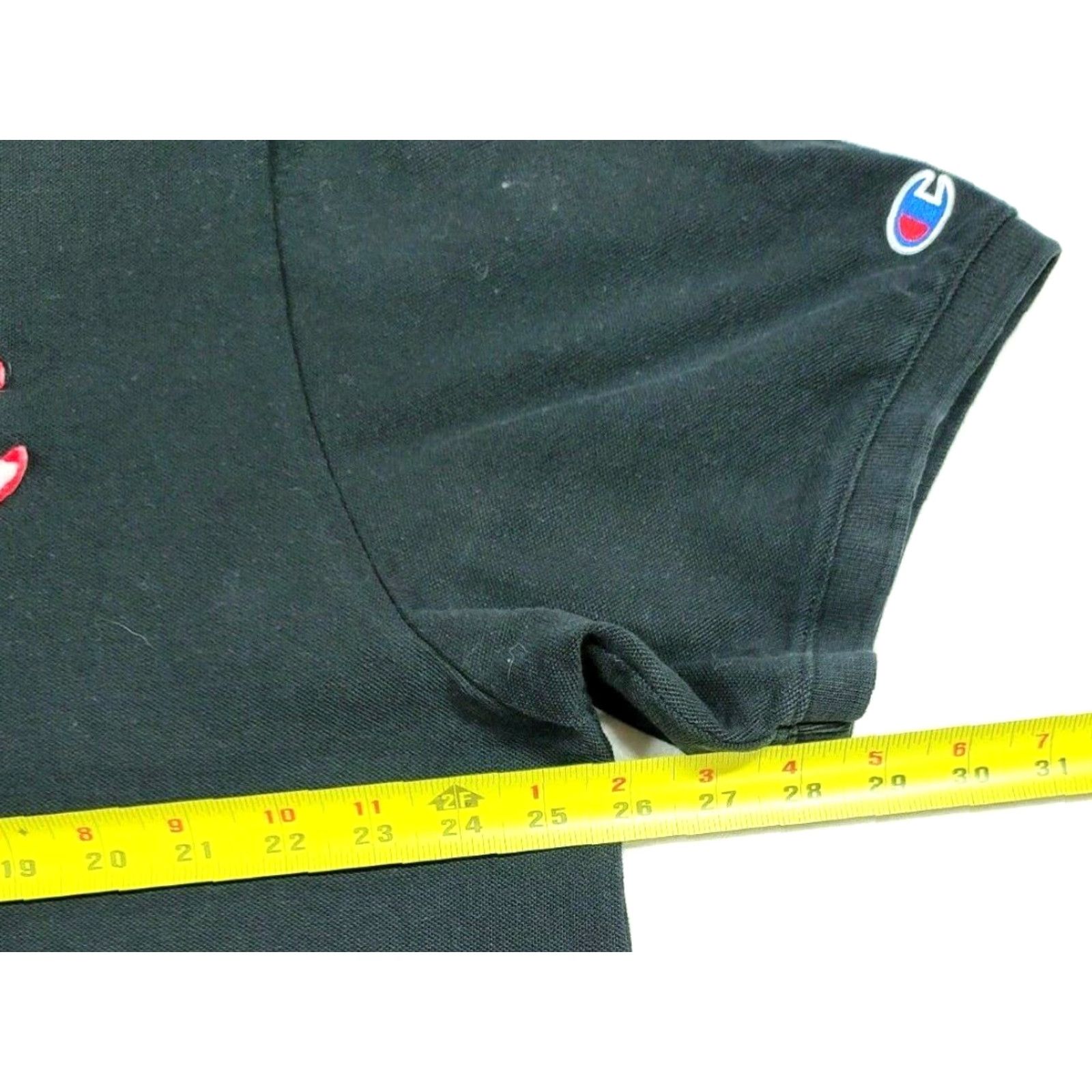 Champion Champion Polo Shirt 2XL Black Mens Short Sleeve Adult Polo Shirt Black Champion Logo 2XL Mens Button-Front Shirt Polo Size US XXL / EU 58 / 5 - 7 Thumbnail
