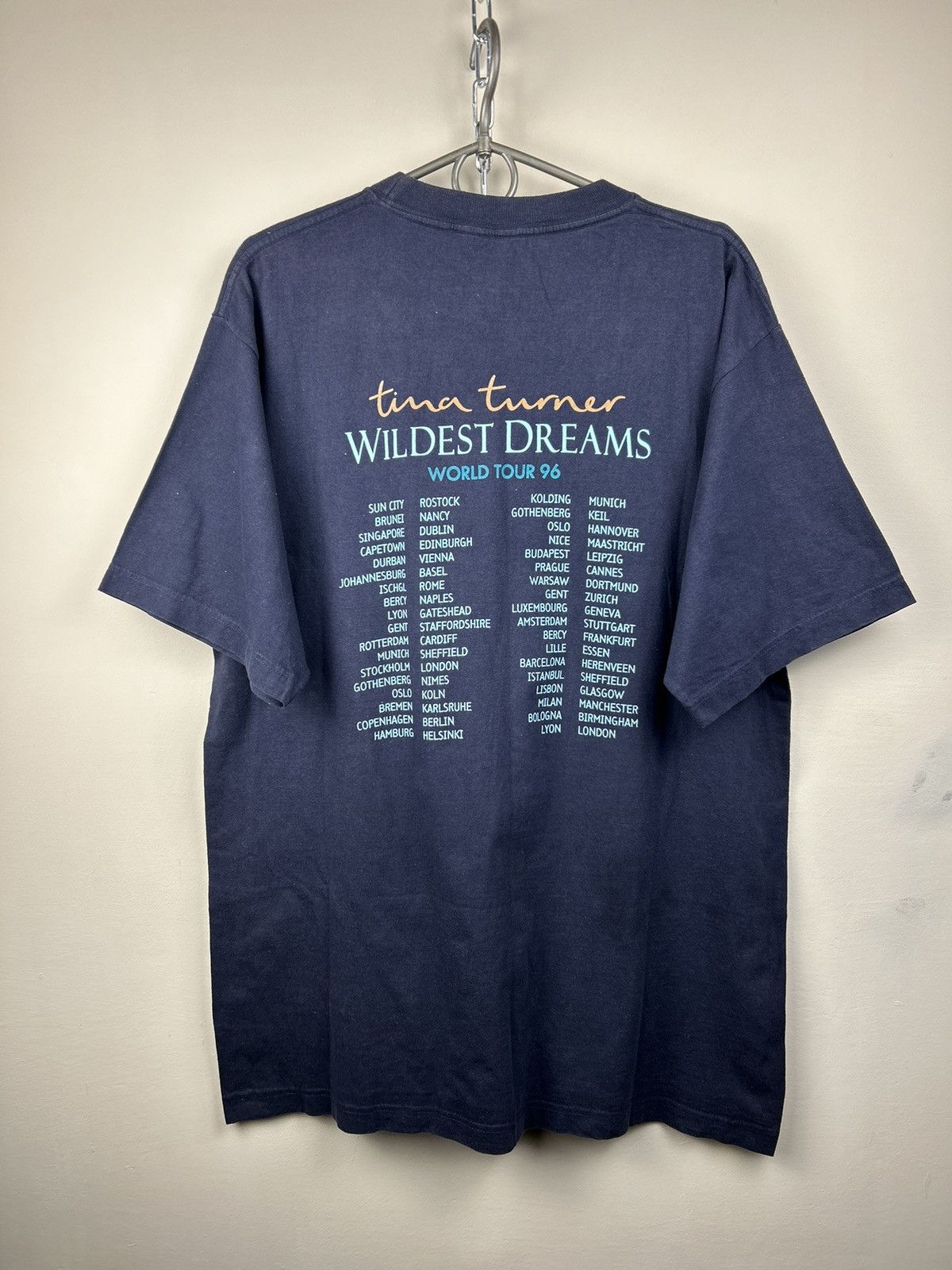 Band Tees Vintage 90s Tina Turner Wildest Dreams World Tour 1996 Tee Size US XL / EU 56 / 4 - 12 Thumbnail