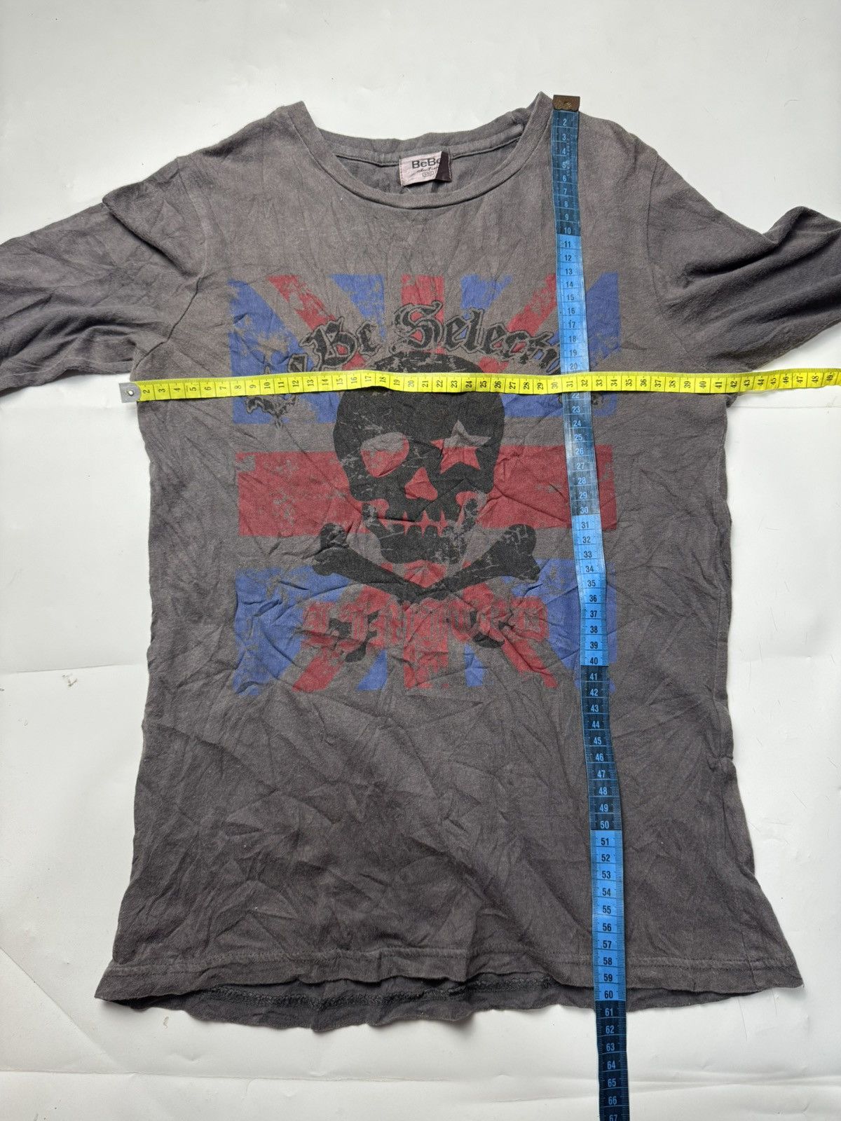 Tornado Mart Japanese England Skulls Poem Bebe Long Sleeve Gothic Size US S / EU 44-46 / 1 - 6 Thumbnail