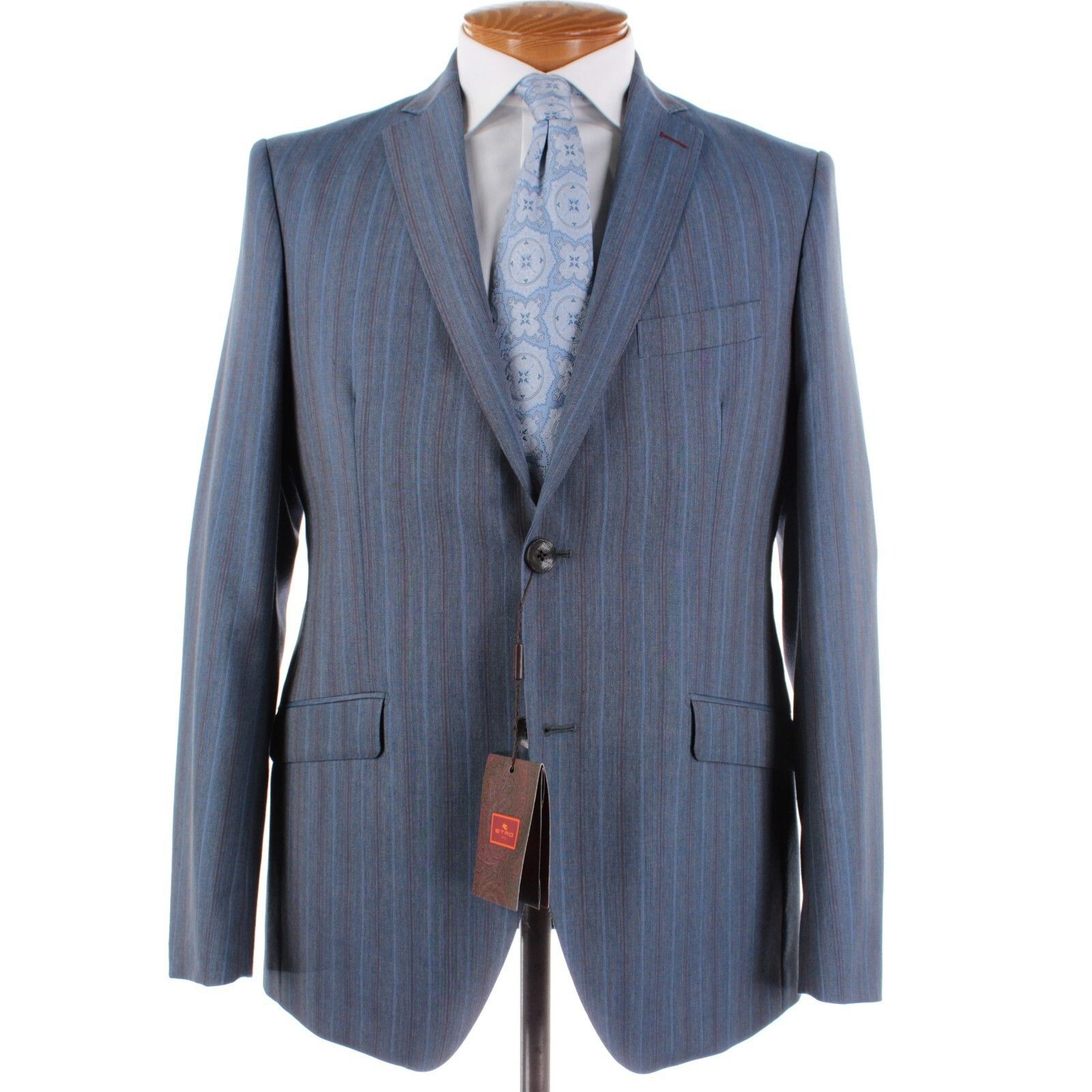 Etro ETRO Suit Size US 42 Regular in Blue Size 42R - 1 Thumbnail