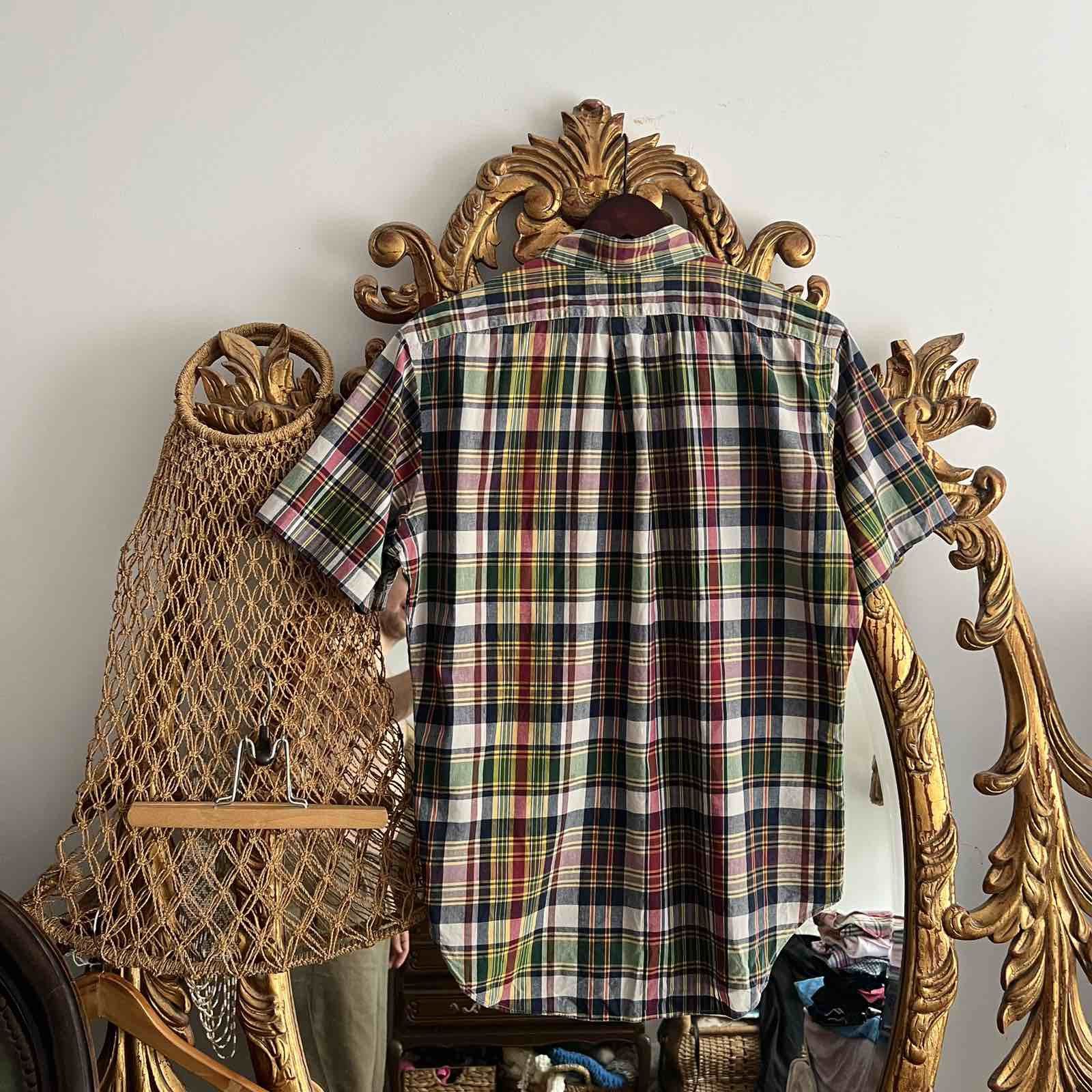 Polo Ralph Lauren VINTAGE Ralph Lauren Button-Up Flannel Shirt Mens 90s Size US S / EU 44-46 / 1 - 2 Thumbnail