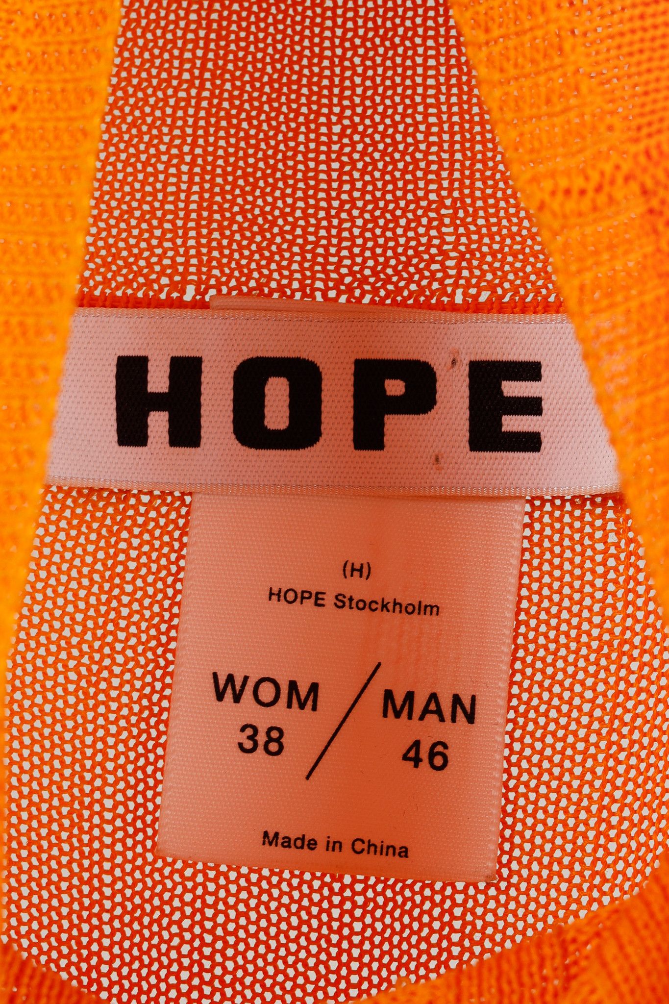 Hope Hope Shape Orange Ribbed Turtleneck Sweater Size M / US 6-8 / IT 42-44 - 4 Thumbnail