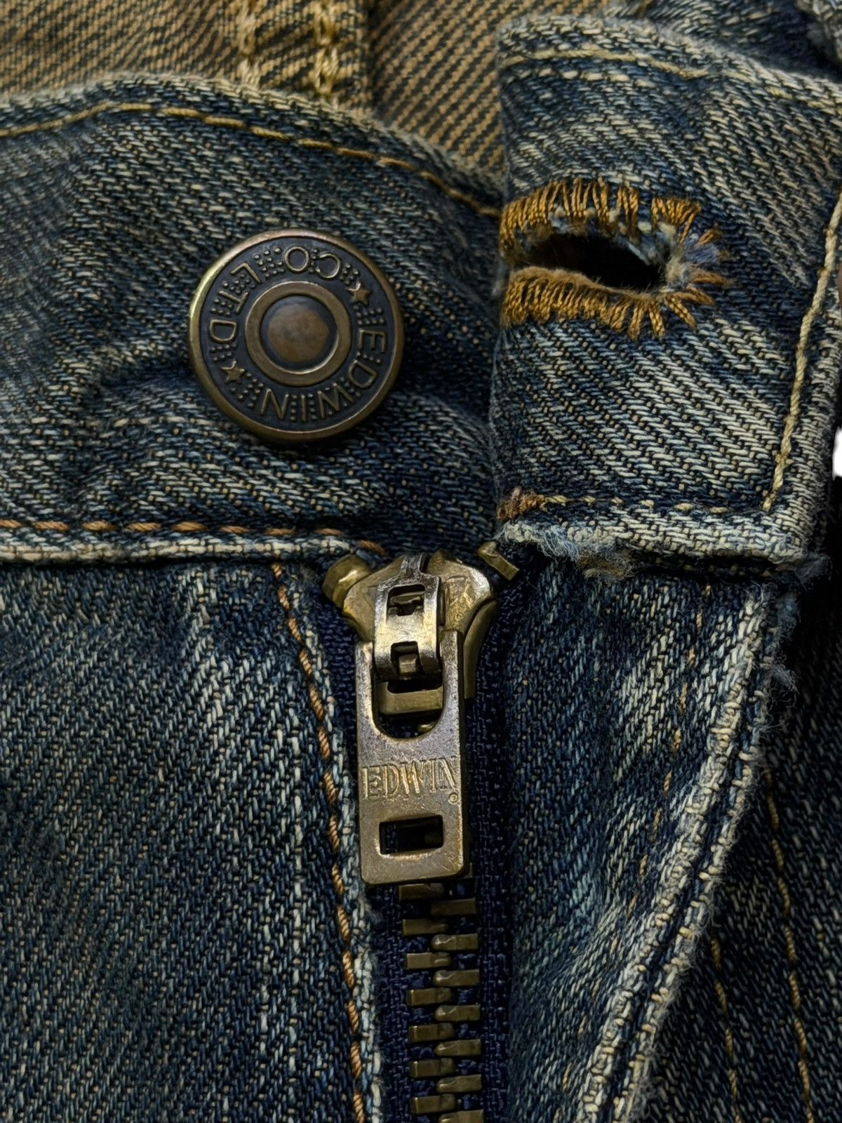 Edwin Vintage Edwin 403 Japanese Denim Jeans | Regular Straight 32 Size US 32 / EU 48 - 10 Thumbnail