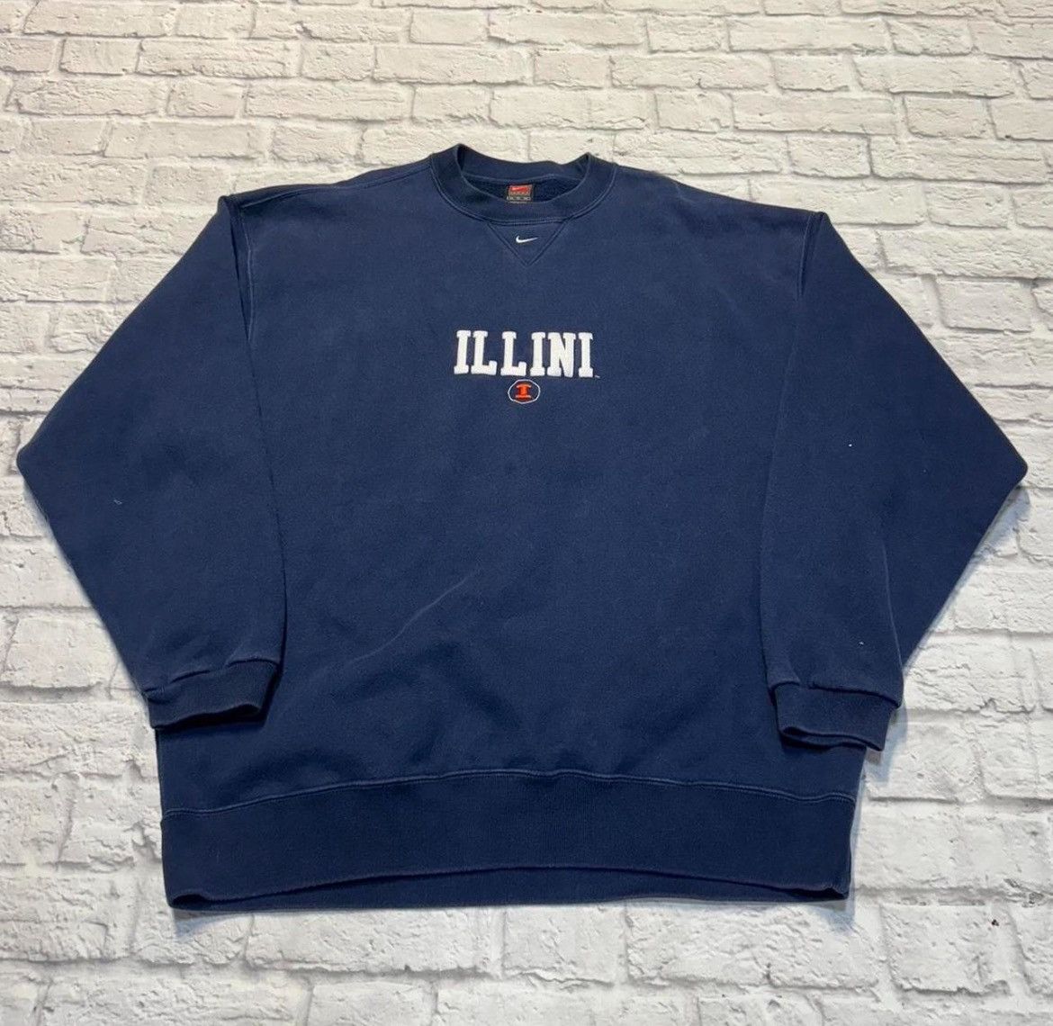 Nike × Vintage NIKE illinois College Vintage Crewneck Size US XL / EU 56 / 4 - 1 Preview