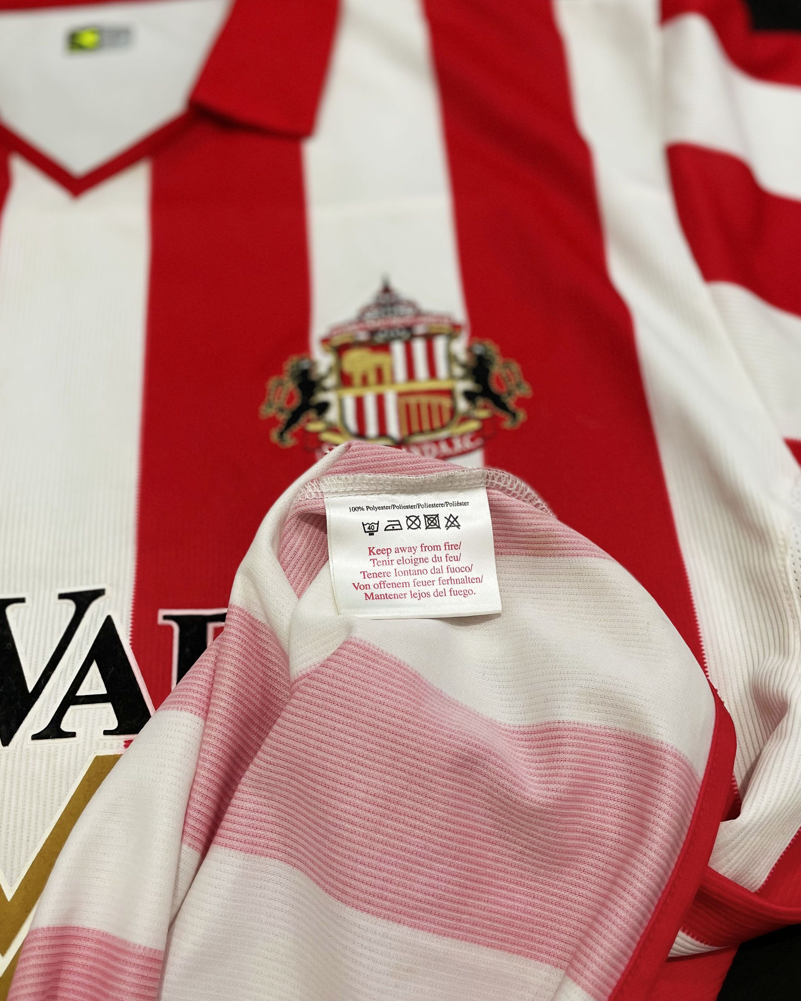 Diadora Sunderland AFC Home Kit 2004 2005 Size US L / EU 52-54 / 3 - 5 Thumbnail