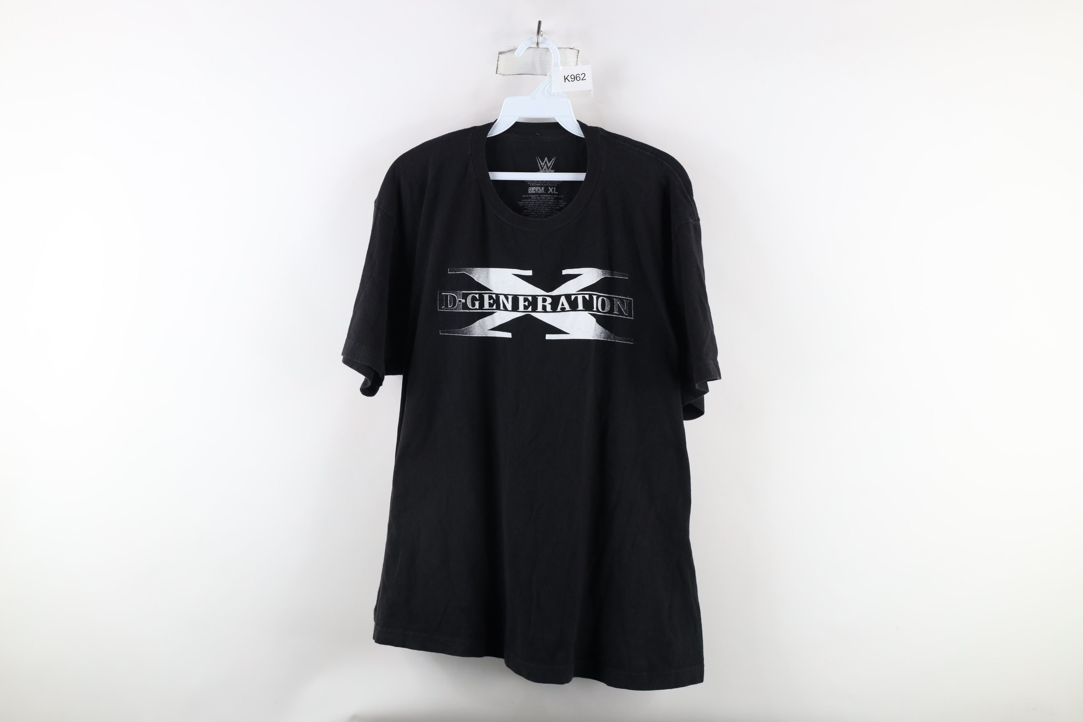 Vintage Retro WWF Wrestling X Two Words Suck It T-Shirt Black Size US XL / EU 56 / 4 - 1 Thumbnail