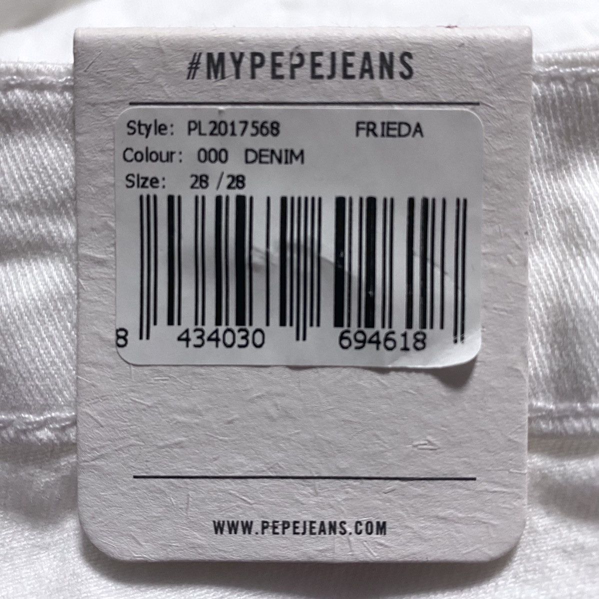 Pepe Jeans NWT Women’s Pepe Jeans Frieda Tapered Regular Stitched Denim Size 28" / US 6 / IT 42 - 25 Thumbnail