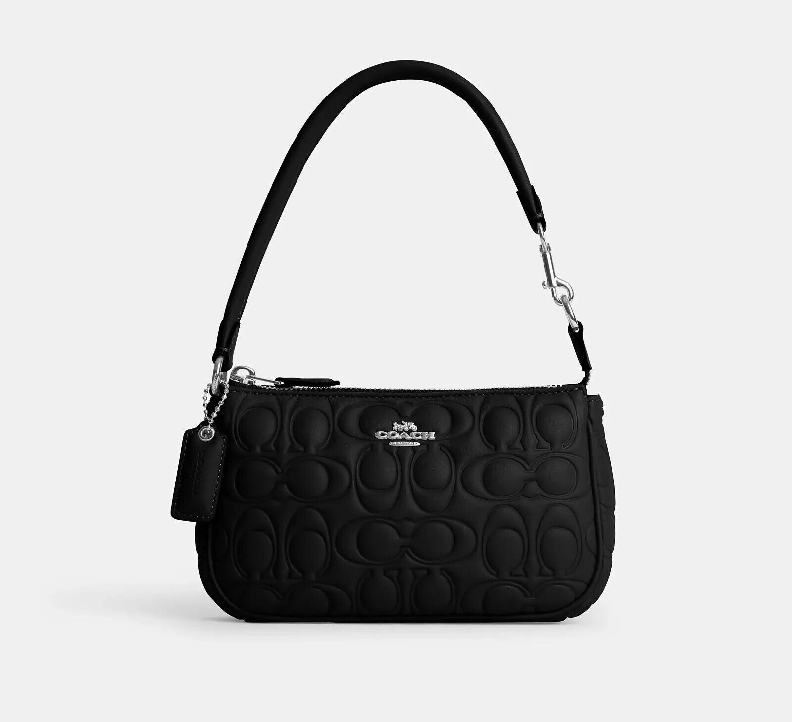 image of Coach Nolita 19 With Signature Cm239 in Silver/Black, Women's