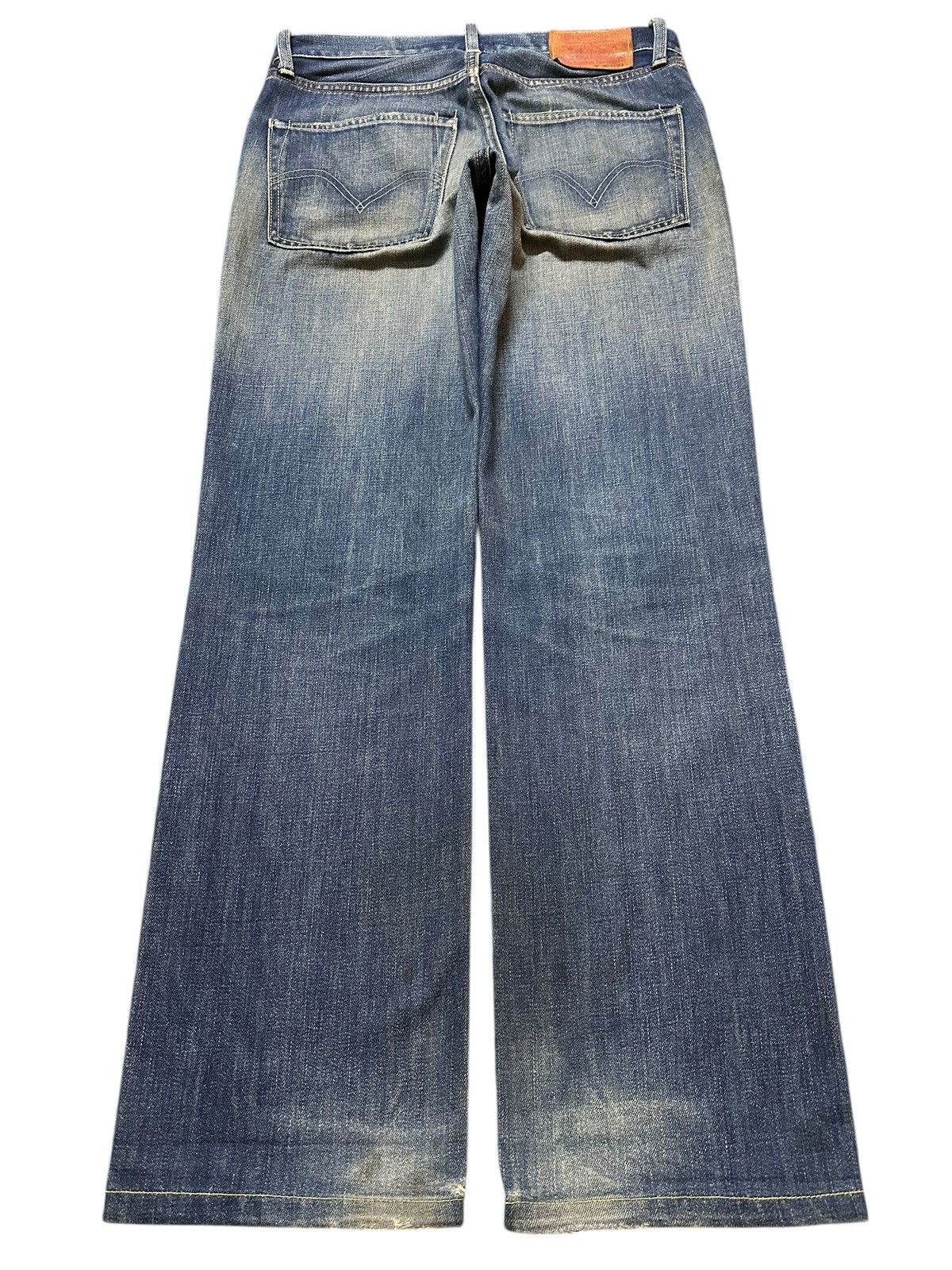 Levi's Vintage Levis 502 Mud Faded Wash Distress Style Loose Jeans Size US 31 - 2 Thumbnail
