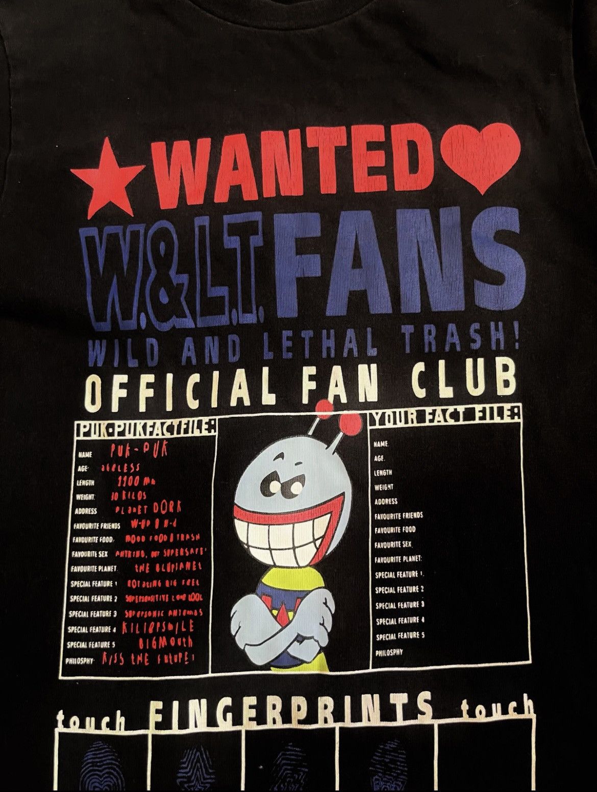 Walter Van Beirendonck Vintage Walter Van Beirendonck Fan Club Puk Puk Tee Size US S / EU 44-46 / 1 - 3 Thumbnail