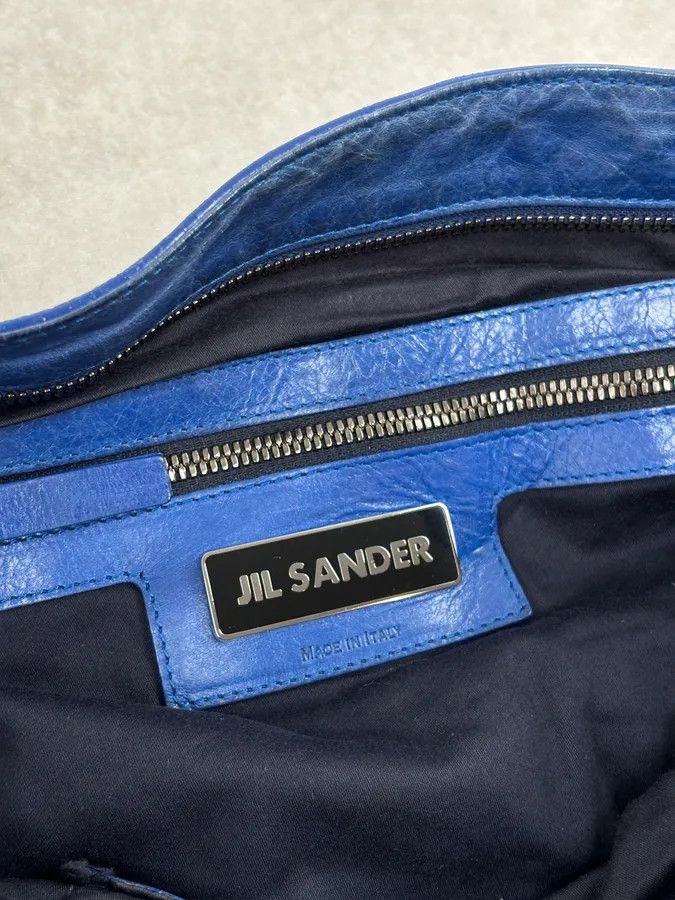 Jil Sander Jil Sander Blue Leather Handle Bag Size ONE SIZE - 13 Thumbnail