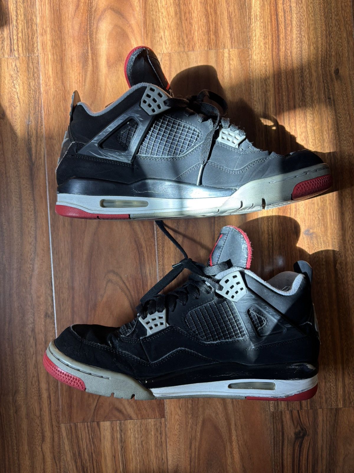 Jordan Brand Jordan 4 Bred 2019 Size US 10 / EU 43 - 3 Thumbnail