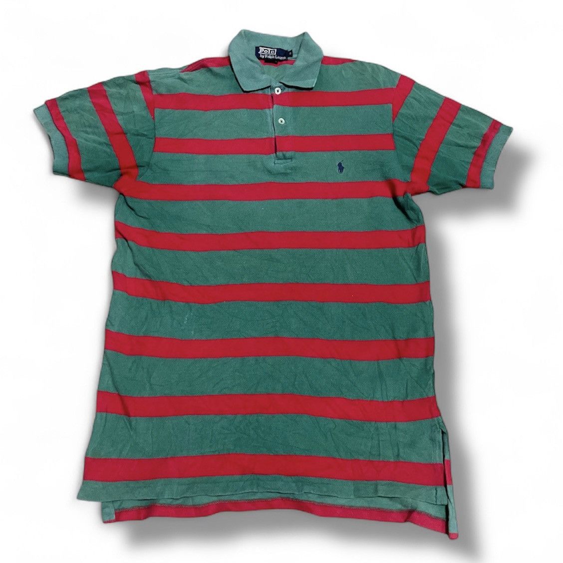 Polo Ralph Lauren Vintage Polo Ralph Lauren Stripe Made In Usa Size US S / EU 44-46 / 1 - 1 Thumbnail