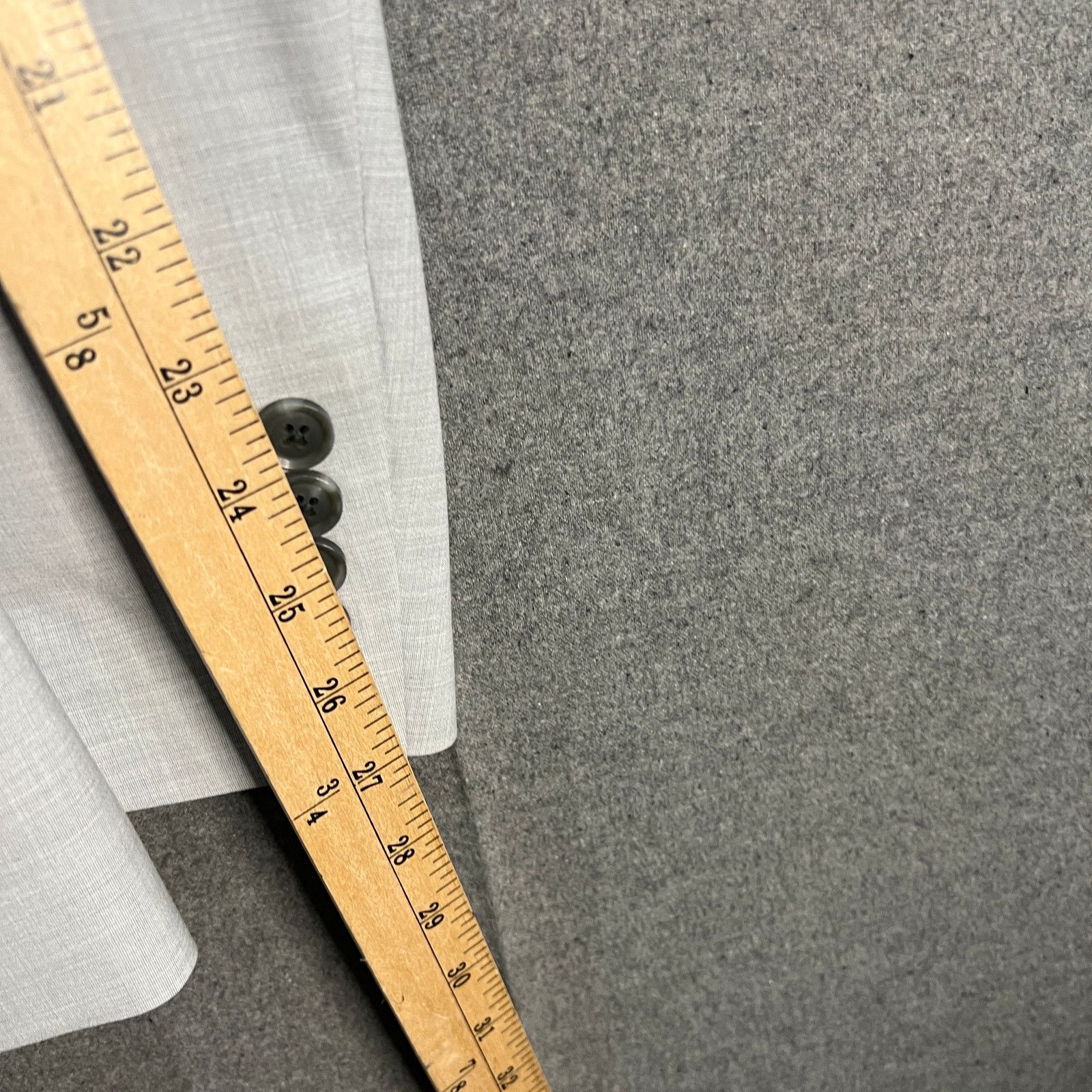 Other J. Ferrar Mens Slim Fit Suit Jacket Gray Size 40LNG Size 40L - 6 Thumbnail