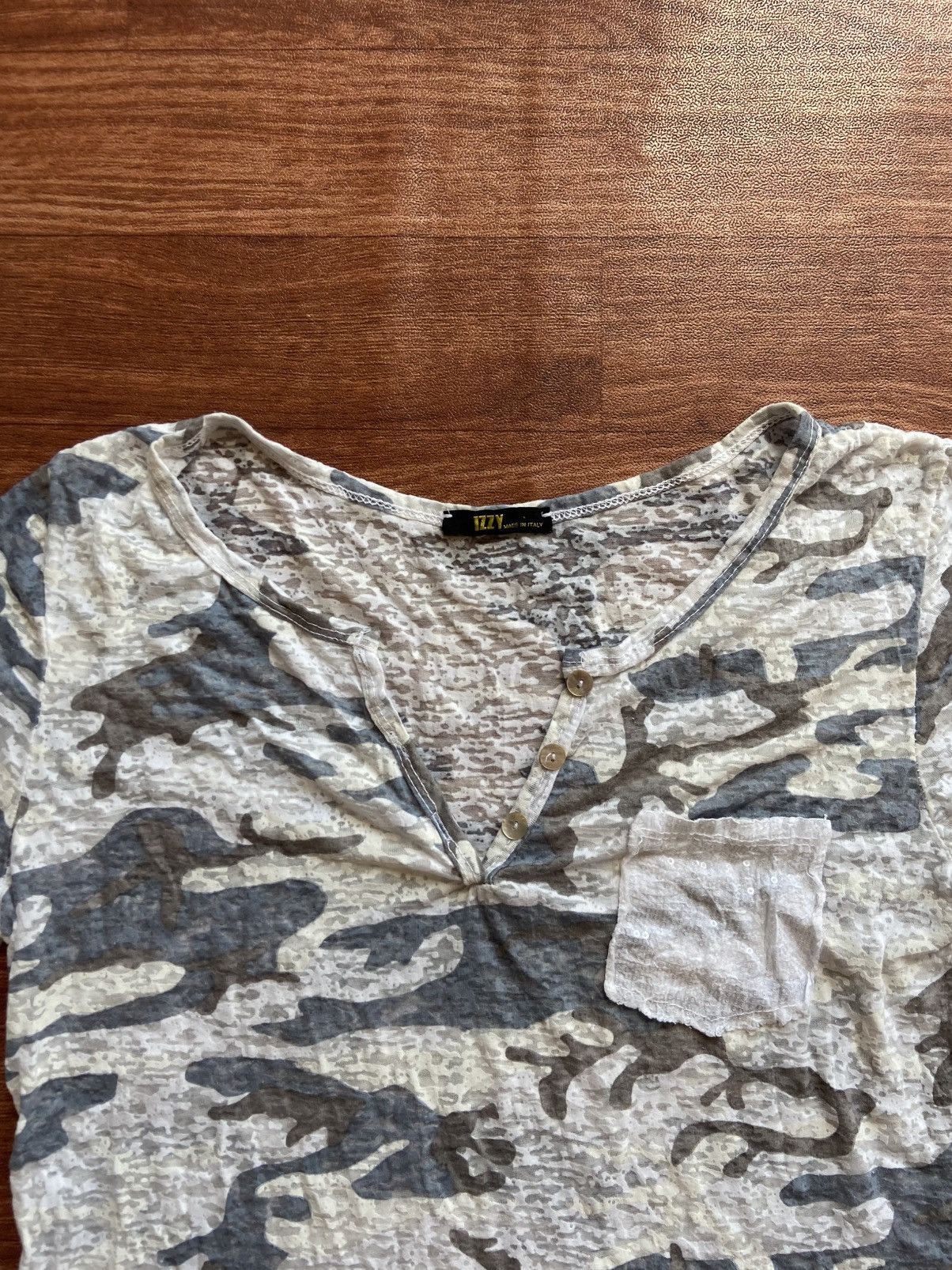 If Six Was Nine Izzy Italy Camo Tshirt Size M / US 6-8 / IT 42-44 - 2 Thumbnail