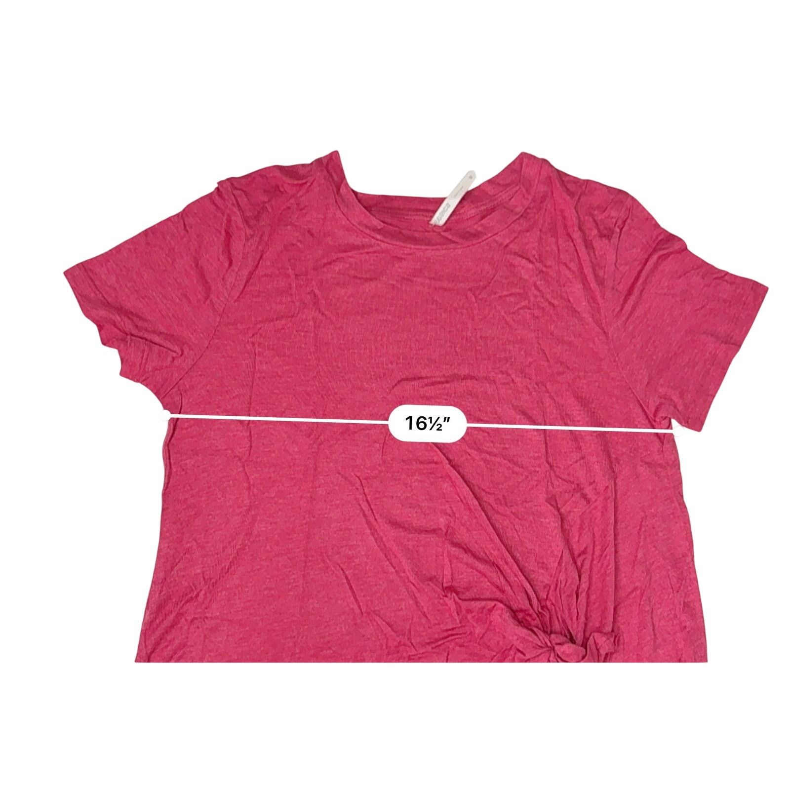 Other Tresics Pink Jersey Knit Knotted Shirt Top MEDIUM Streetwear Size M / US 6-8 / IT 42-44 - 7 Thumbnail