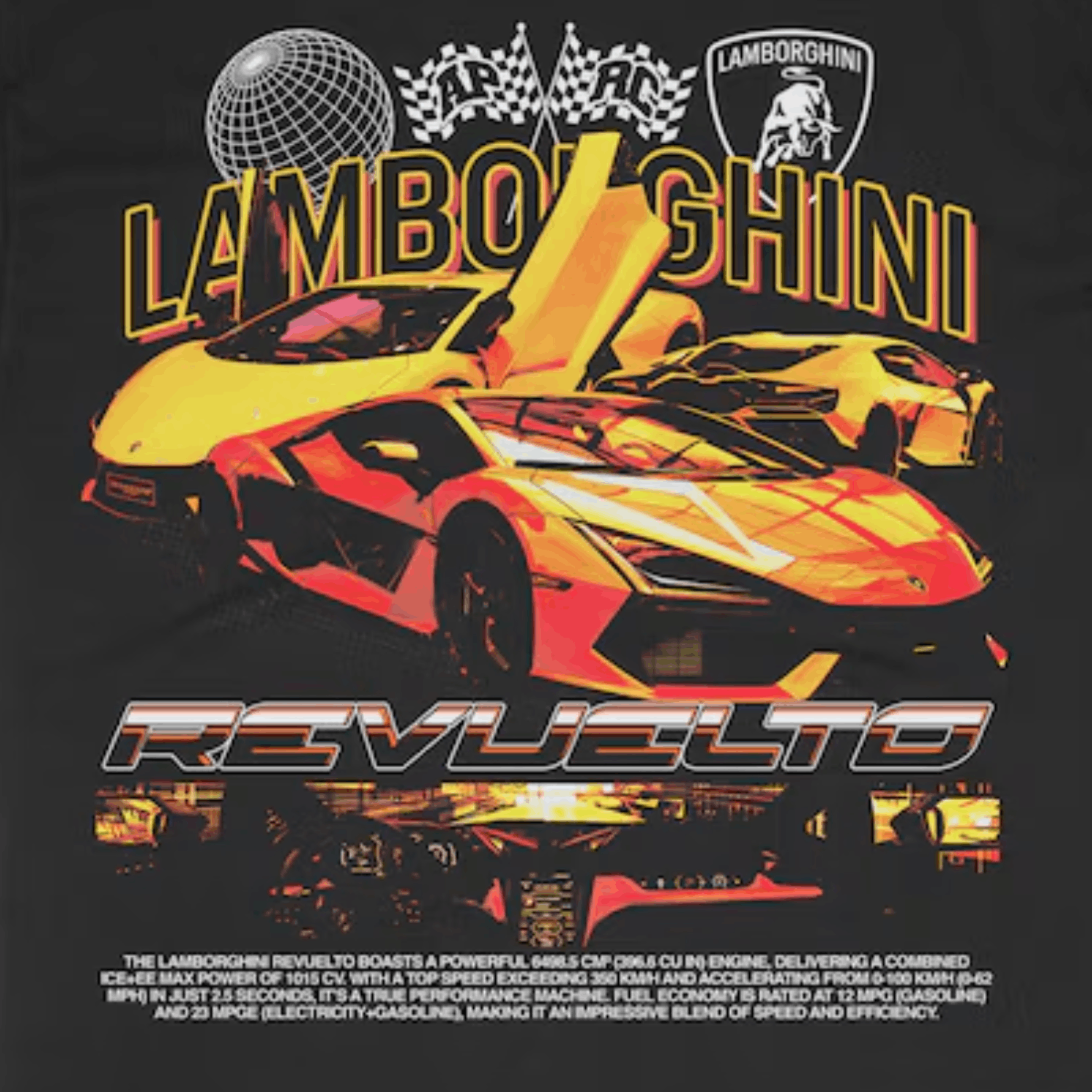 Japanese Brand × Vintage Revuelto Graphic Tee, Racing Shirt, Supercar Shirt Size US L / EU 52-54 / 3 - 2 Thumbnail