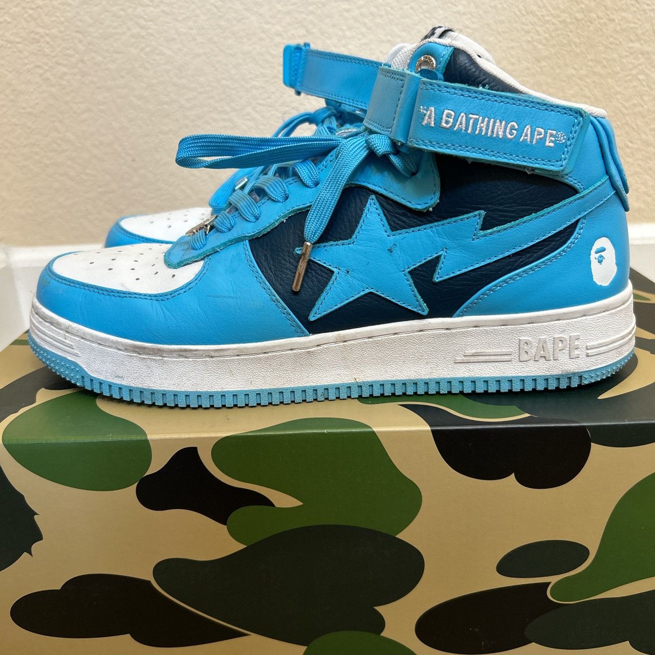 Bape BAPESTA MID Size US 11 / EU 44 - 3 Thumbnail