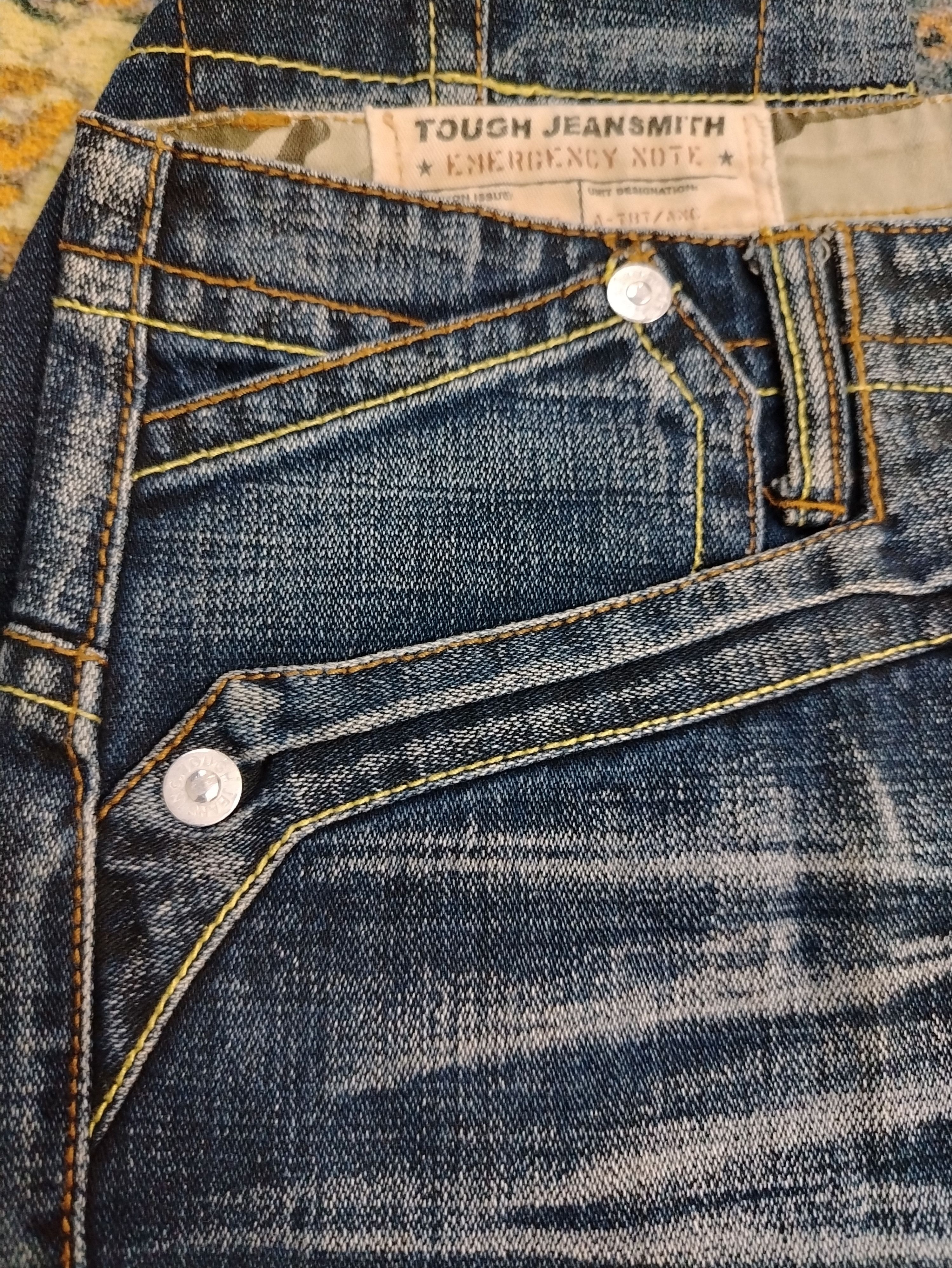 Designer × Mostly Heard Rarely Seen × Vintage Tough jeans smith vintage y2k Size US 34 / EU 50 - 4 Thumbnail
