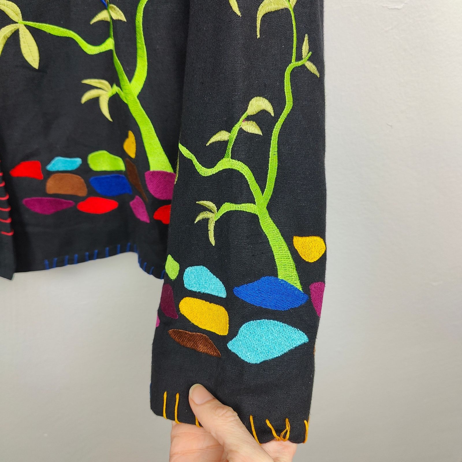Other Vintage Drapers & Damons Giraffe Embroidered Cardigan PL Size L / US 10 / IT 46 - 5 Thumbnail