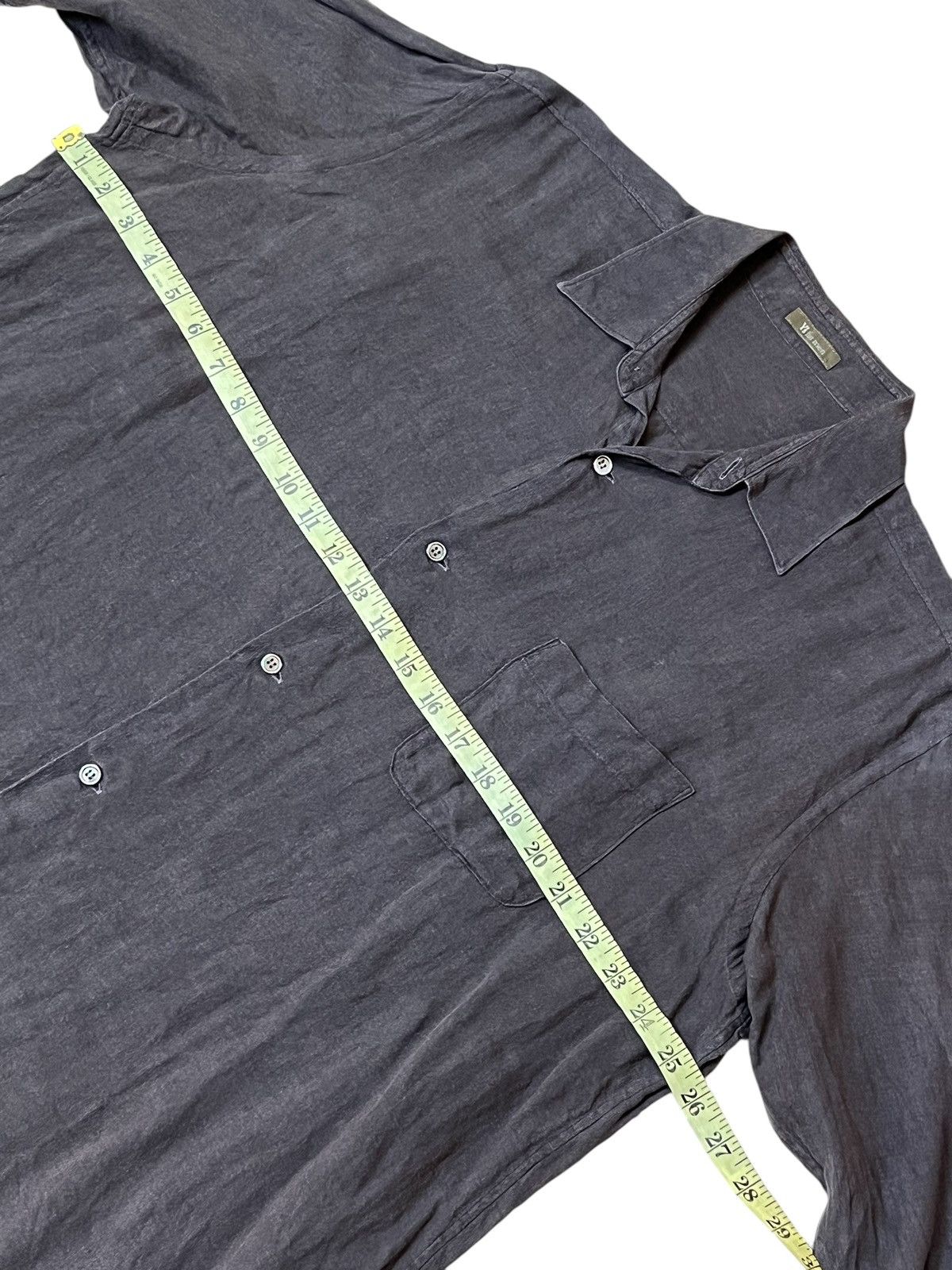 Yohji Yamamoto Y’S FOR MEN-YOHJI YAMAMOTO LINEN/RAYON BUTTON UPS SHIRT Size US XL / EU 56 / 4 - 7 Thumbnail