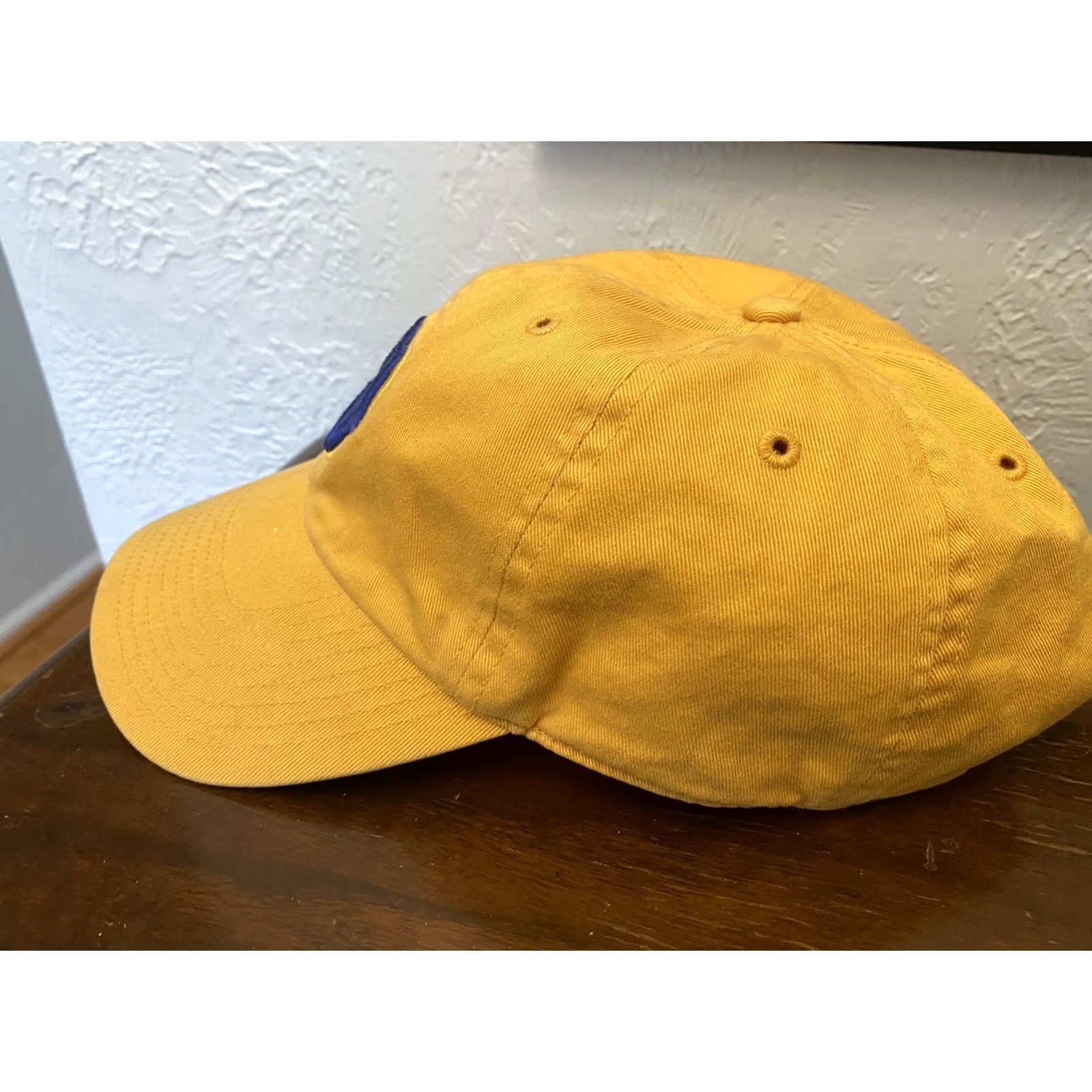Twins Twins Enterprise Hat Cap Logo Strapback Cooperstown Collection USA Men One Size Yellow Adjustable Knit Snapback Cap Size ONE SIZE - 2 Thumbnail