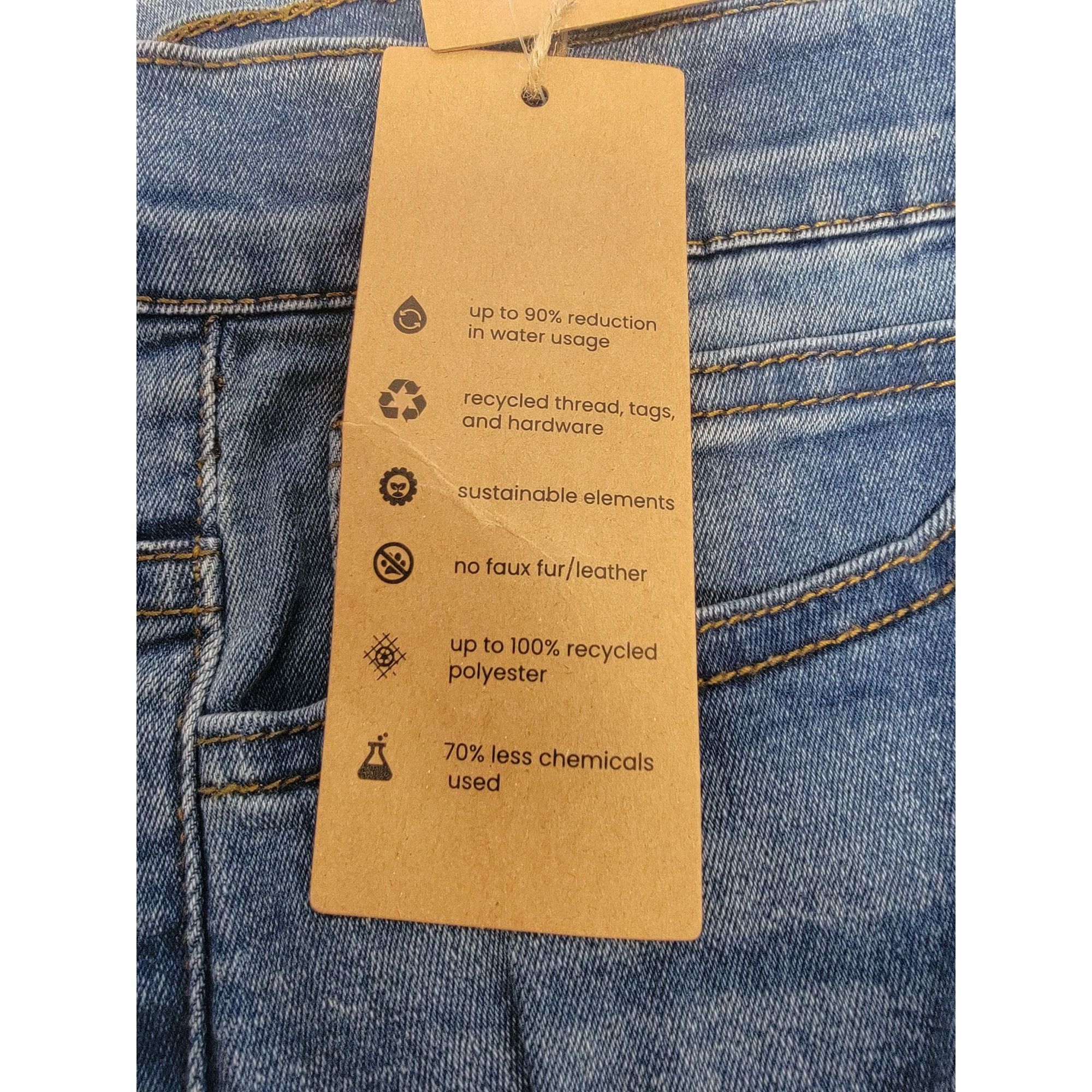 Other Blue Turtle Womens Sustainable Distressed Denim Jeans With P Size 38" / US 16 / IT 52 - 4 Thumbnail