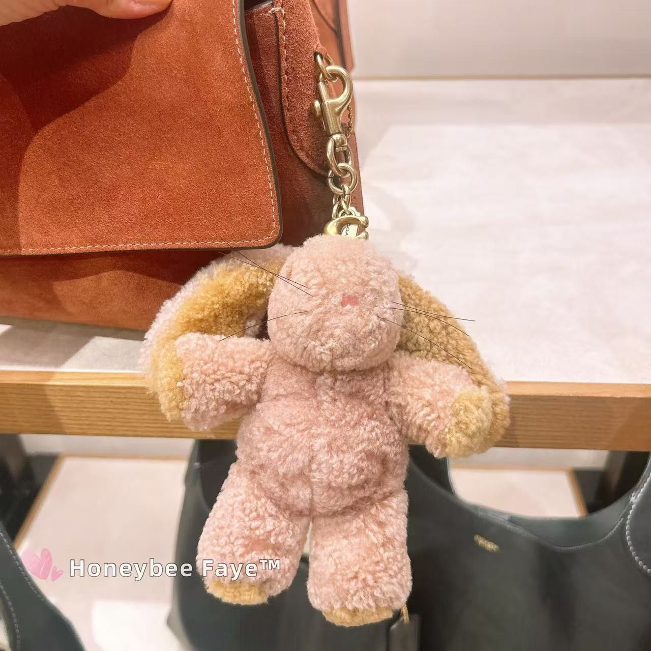 Coach Floppy Bag Charm In Shearling CCR21 Size ONE SIZE - 2 Thumbnail