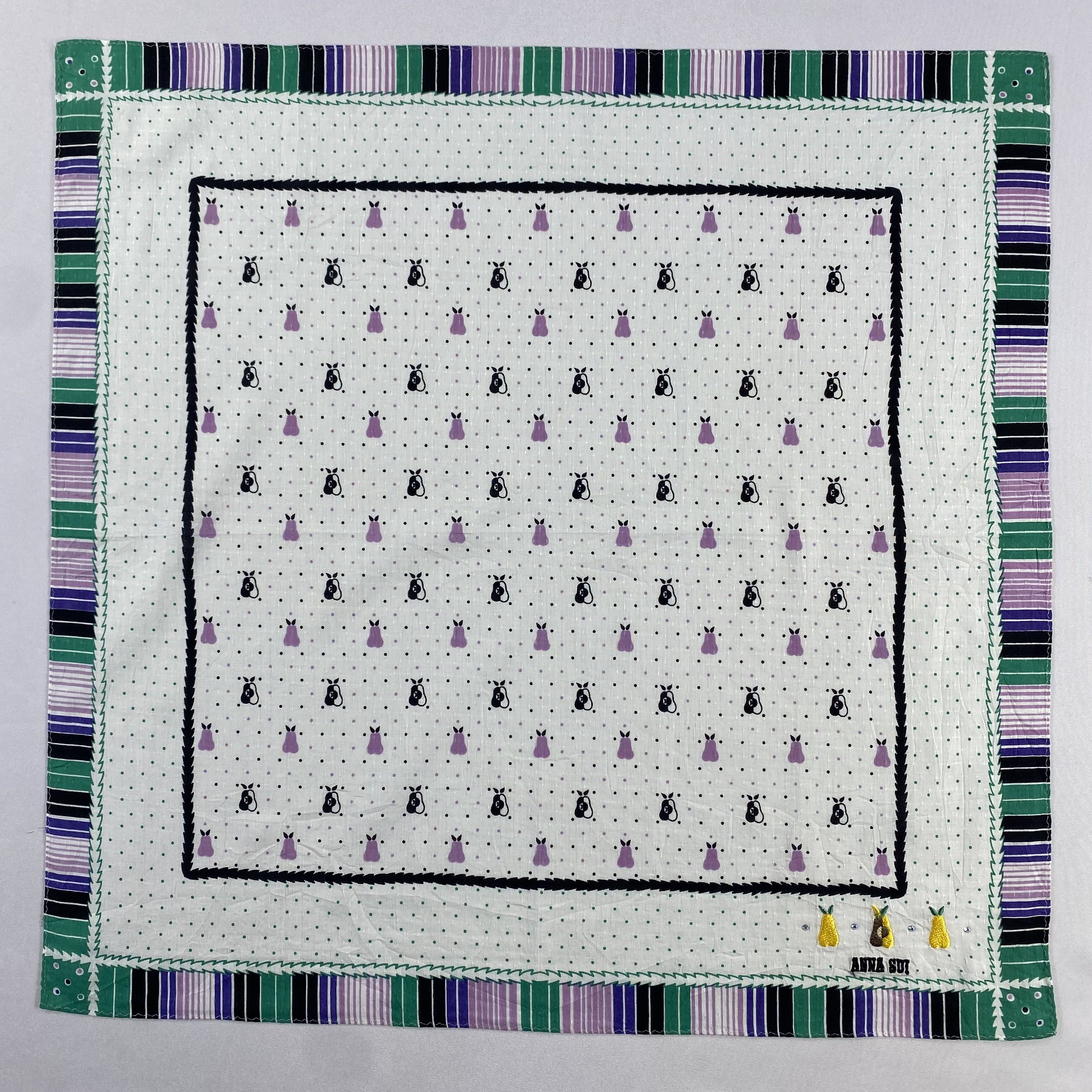 Vintage Anna Sui Bandana/ Handkerchief / Neckerchief Size ONE SIZE - 1 Thumbnail