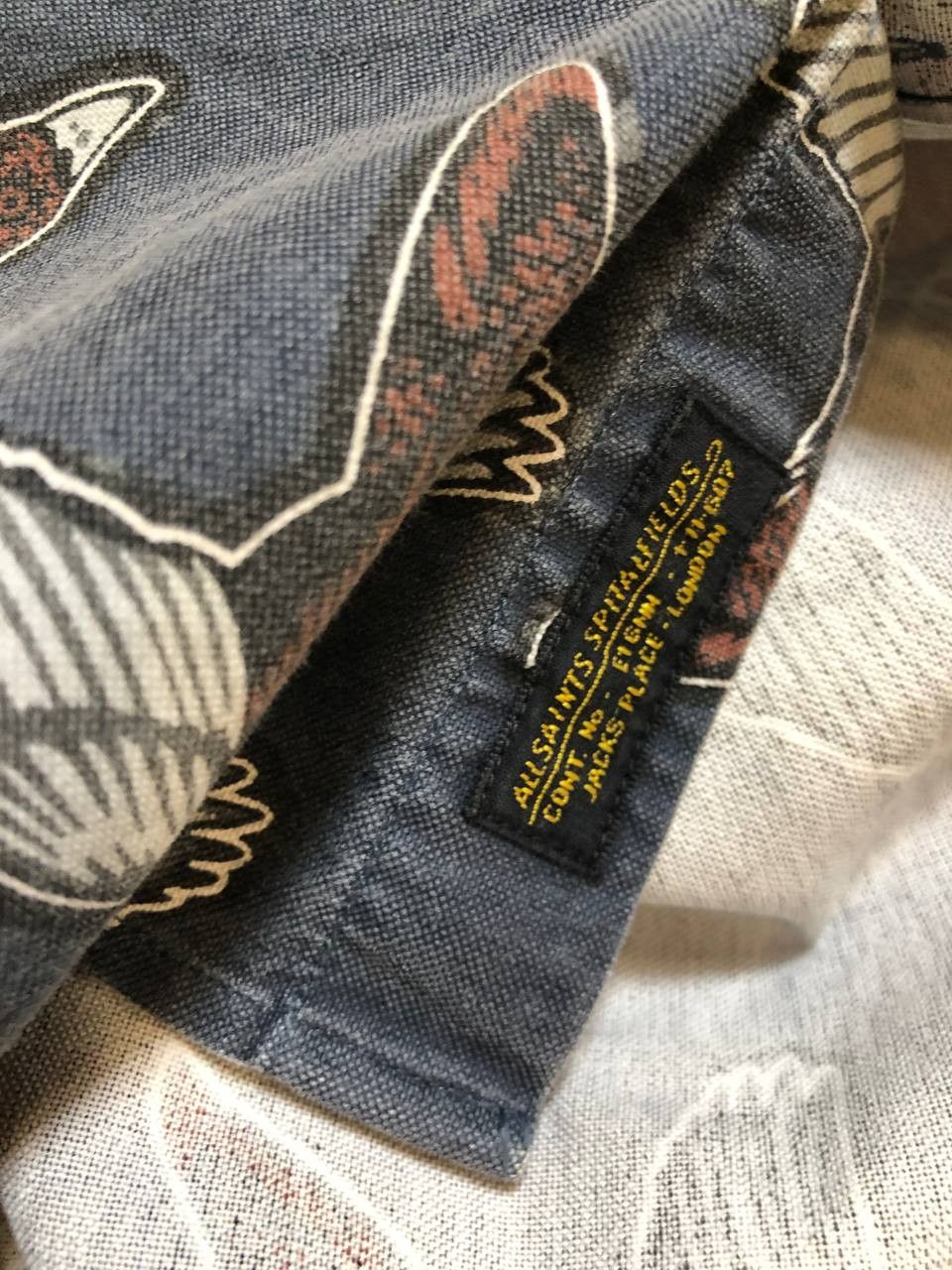Allsaints Vintage bird print Shirt Allsaints crazy Y2K slim fit Size US XS / EU 42 / 0 - 15 Thumbnail