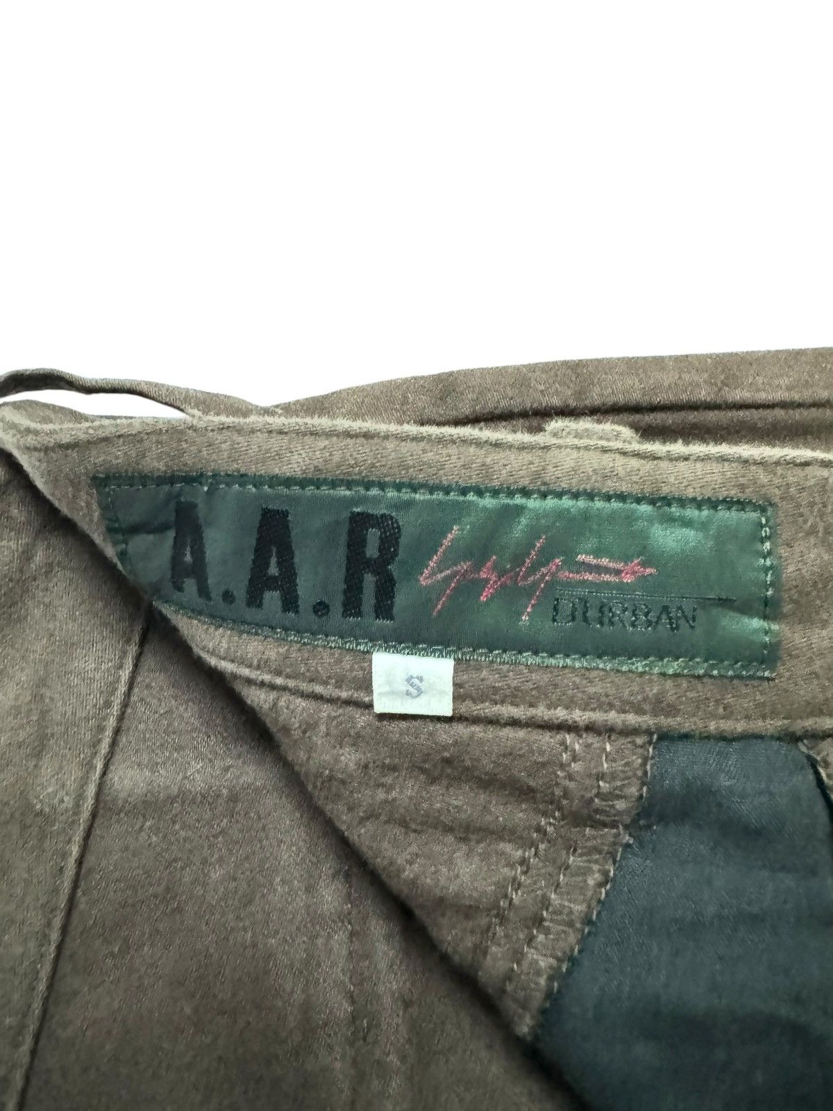 Vintage × Yohji Yamamoto Vtg🔥A.A.R Yohji Yamamoto Single Cargo Pocket Moleskin Pant Size US 30 / EU 46 - 13 Thumbnail