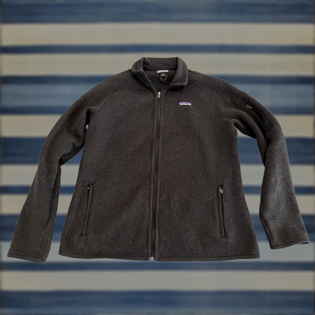 Patagonia Patagonia Dark Gray Full Zip Jacket Fleece Large Women Jacket Gray Full Zip Patagonia Dark Gray Women L Size Size L / US 10 / IT 46 - 1 Thumbnail