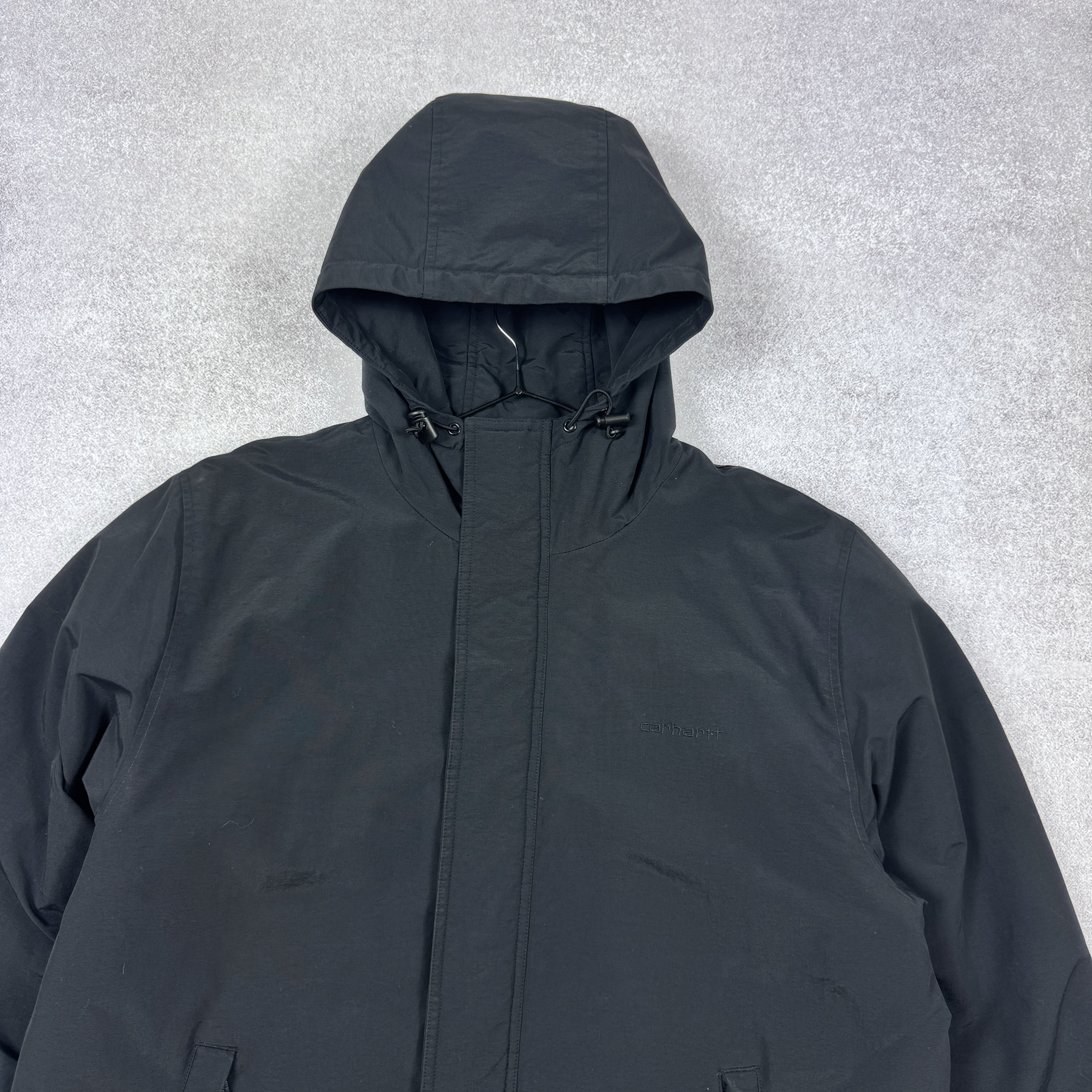 Carhartt × Carhartt Wip Men`s CARHARTT KODIAK BLOUSON NYLON WARM BLACK JACKET Size US XL / EU 56 / 4 - 2 Thumbnail