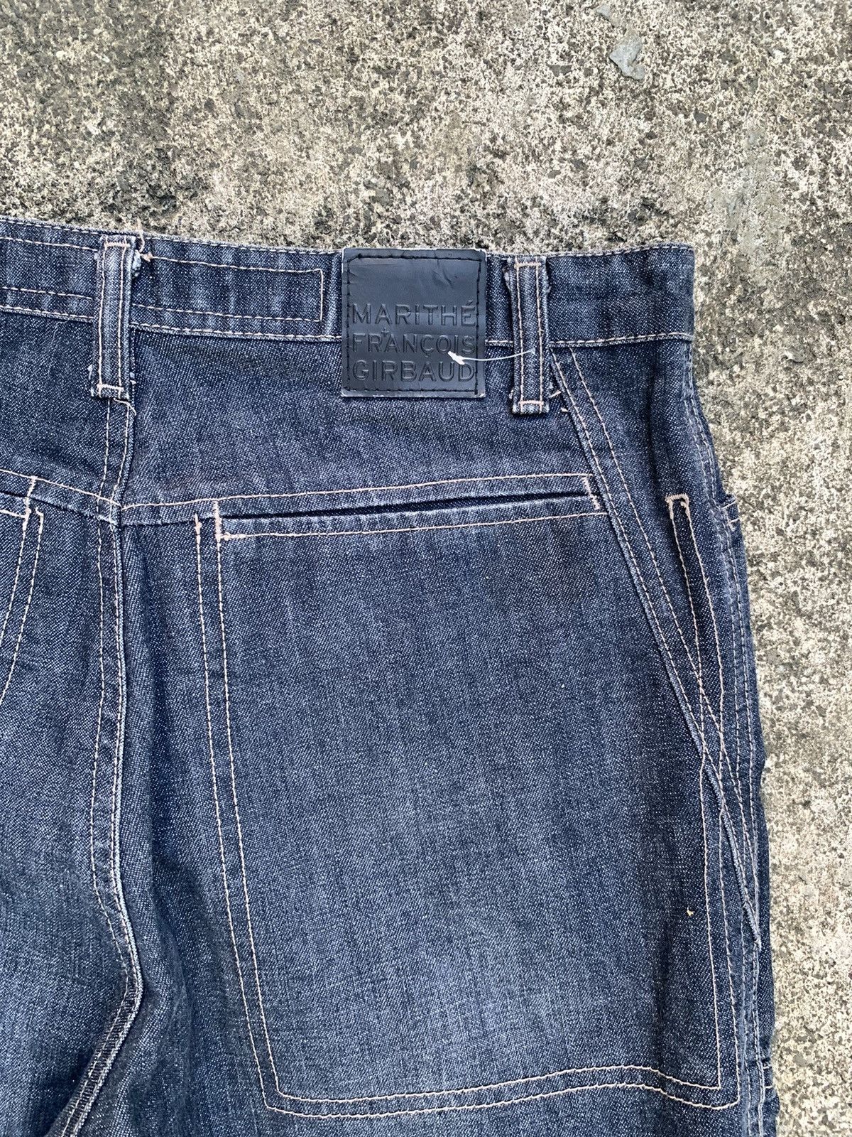 Marithe + Francois Girbaud MFG Marithe Franchois Girbaud Double Knee Selvedge Size US 29 - 4 Thumbnail