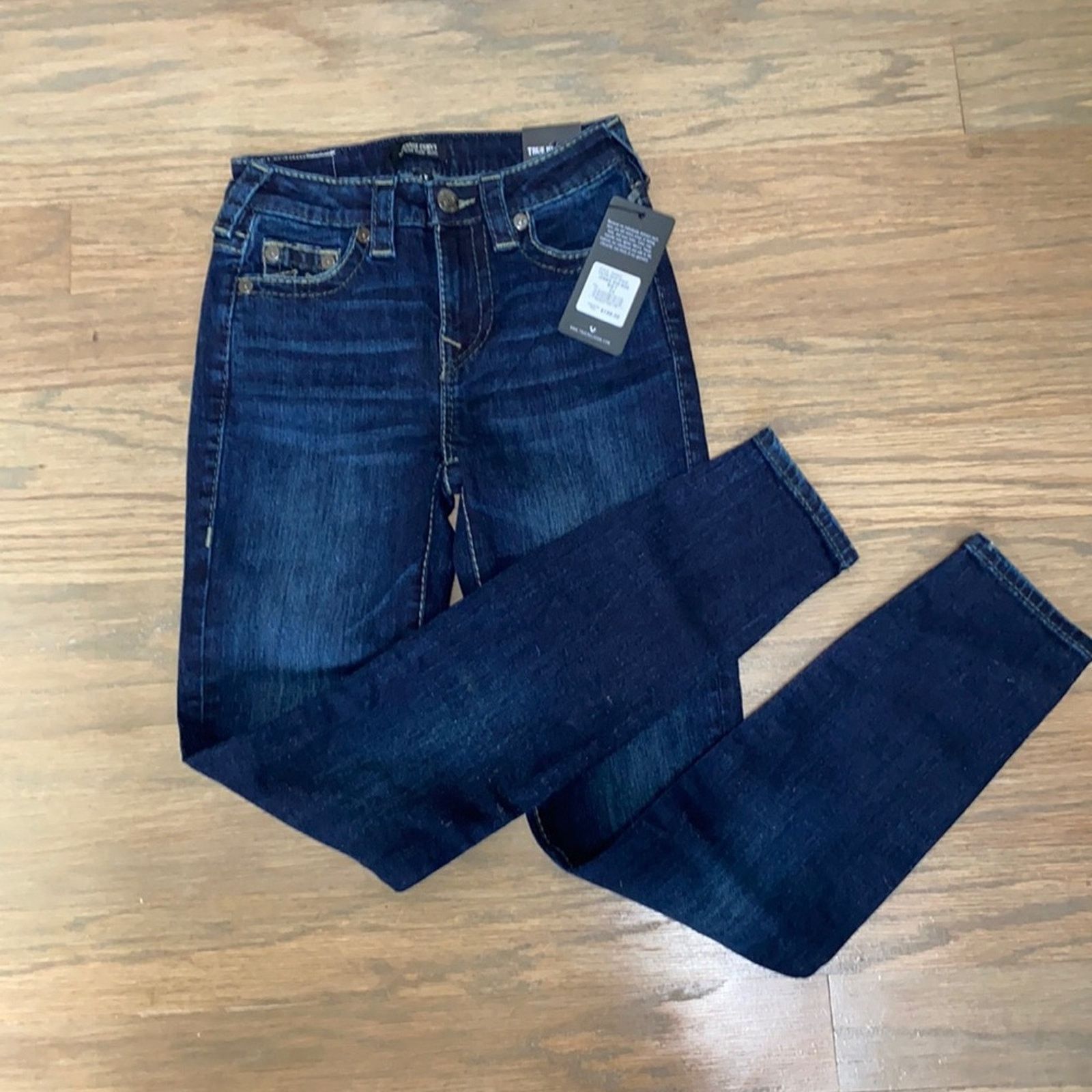 True Religion True Religion Jennie Curvy Mid Rise Super Skinny Jeans Size 24" / US 00 / IT 34 - 1 Thumbnail