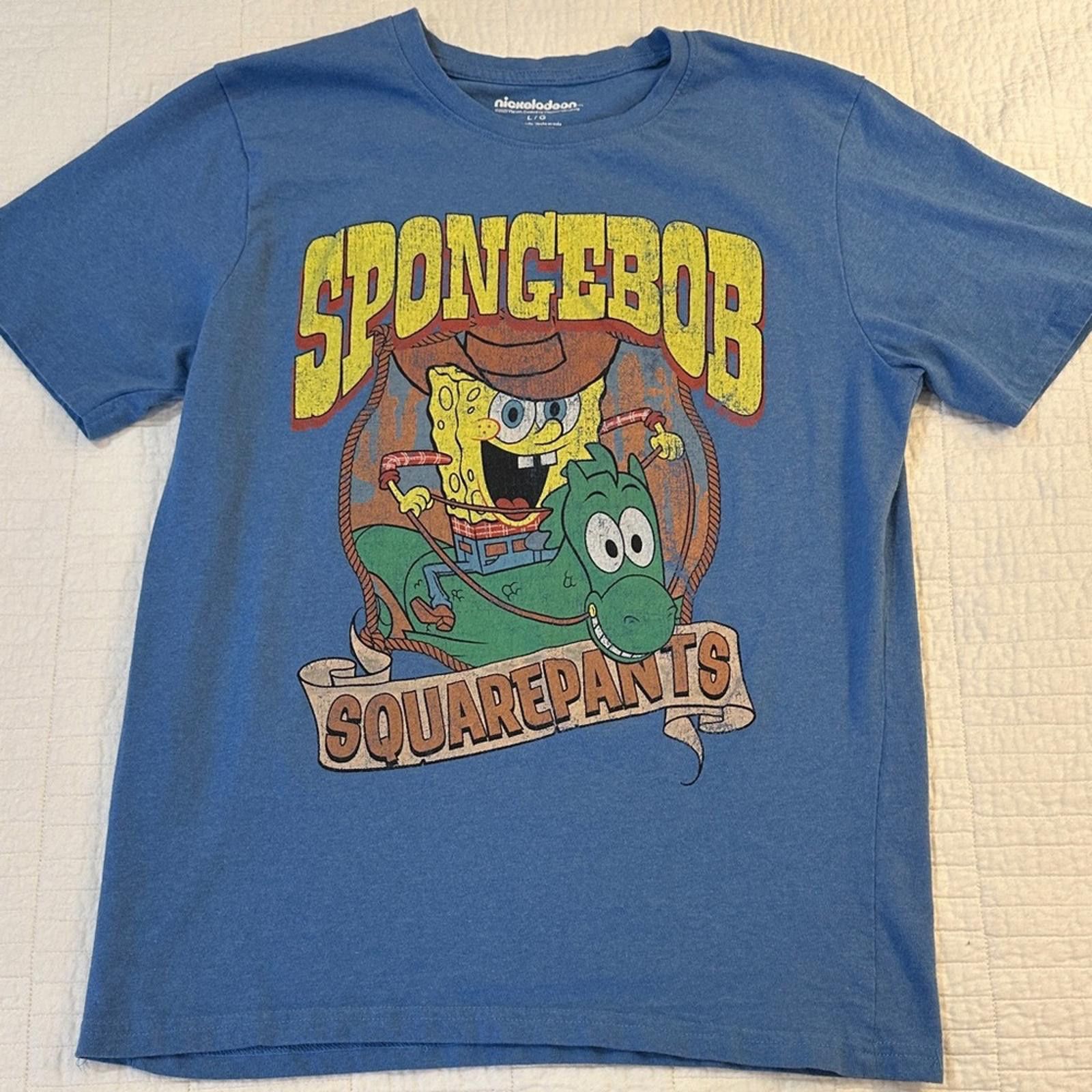 Nickelodeon Nickelodeon SpongeBob Large T-Shirt like new Size L / US 10 / IT 46 - 1 Thumbnail