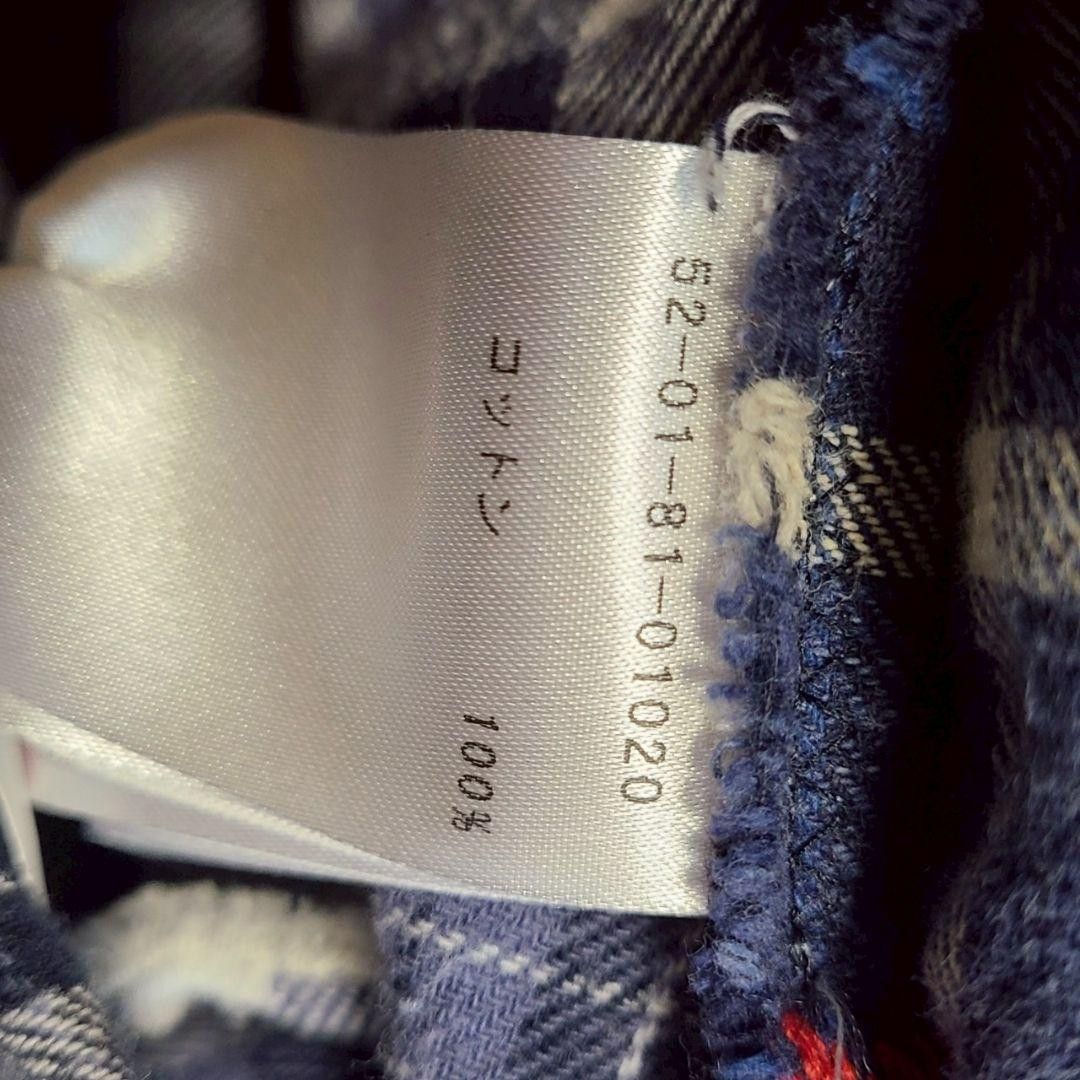 Greg Lauren GREG LAUREN Denim/ Check Remake Long Sleeve Shirt 2 Size US M / EU 48-50 / 2 - 8 Thumbnail