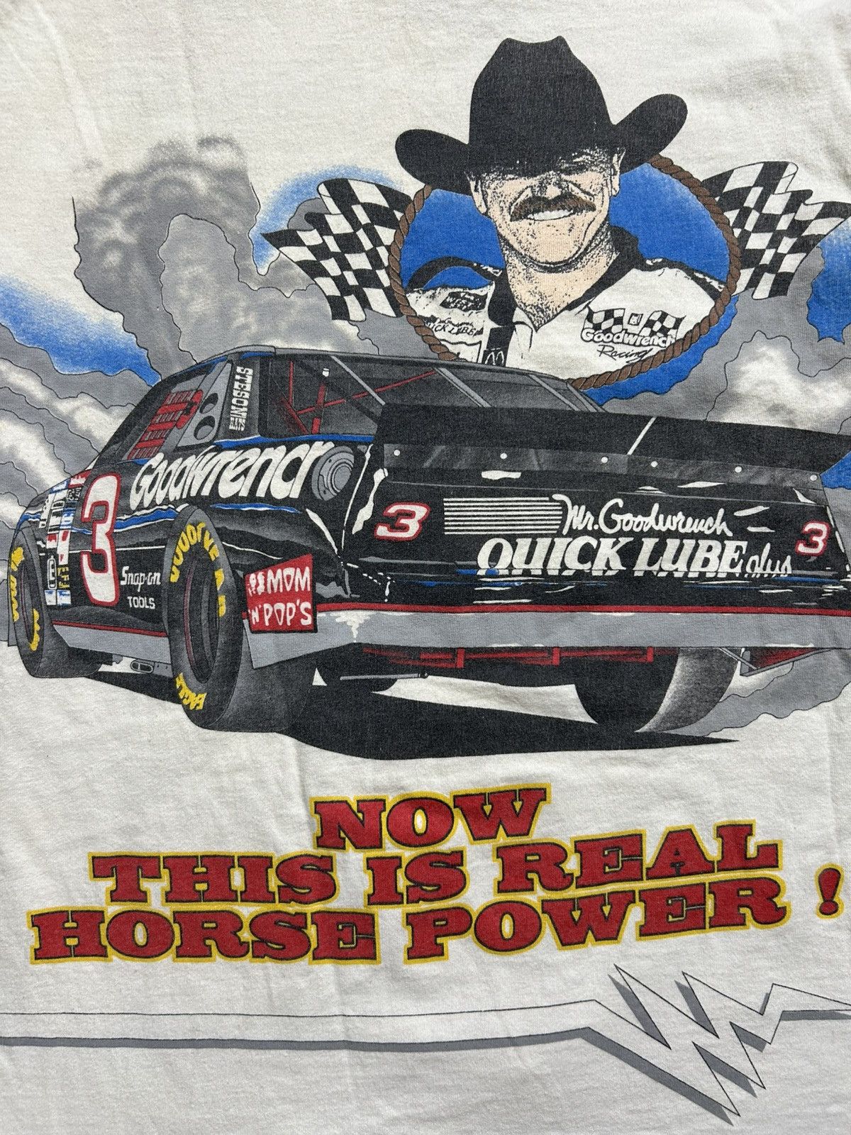 Vintage Vintage 90s NASCAR Earnhardt Cowboys and Engines Tee Size US L / EU 52-54 / 3 - 6 Thumbnail