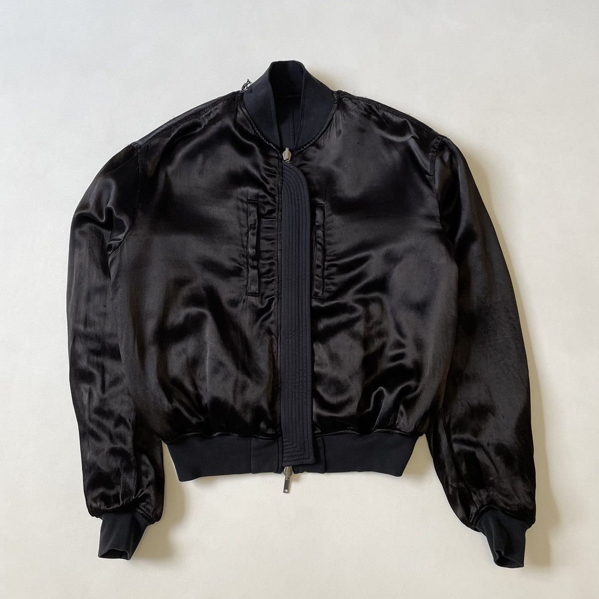 Haider Ackermann A/W 14 Perth Black Cotton Bomber Jacket Size US M / EU 48-50 / 2 - 22 Thumbnail