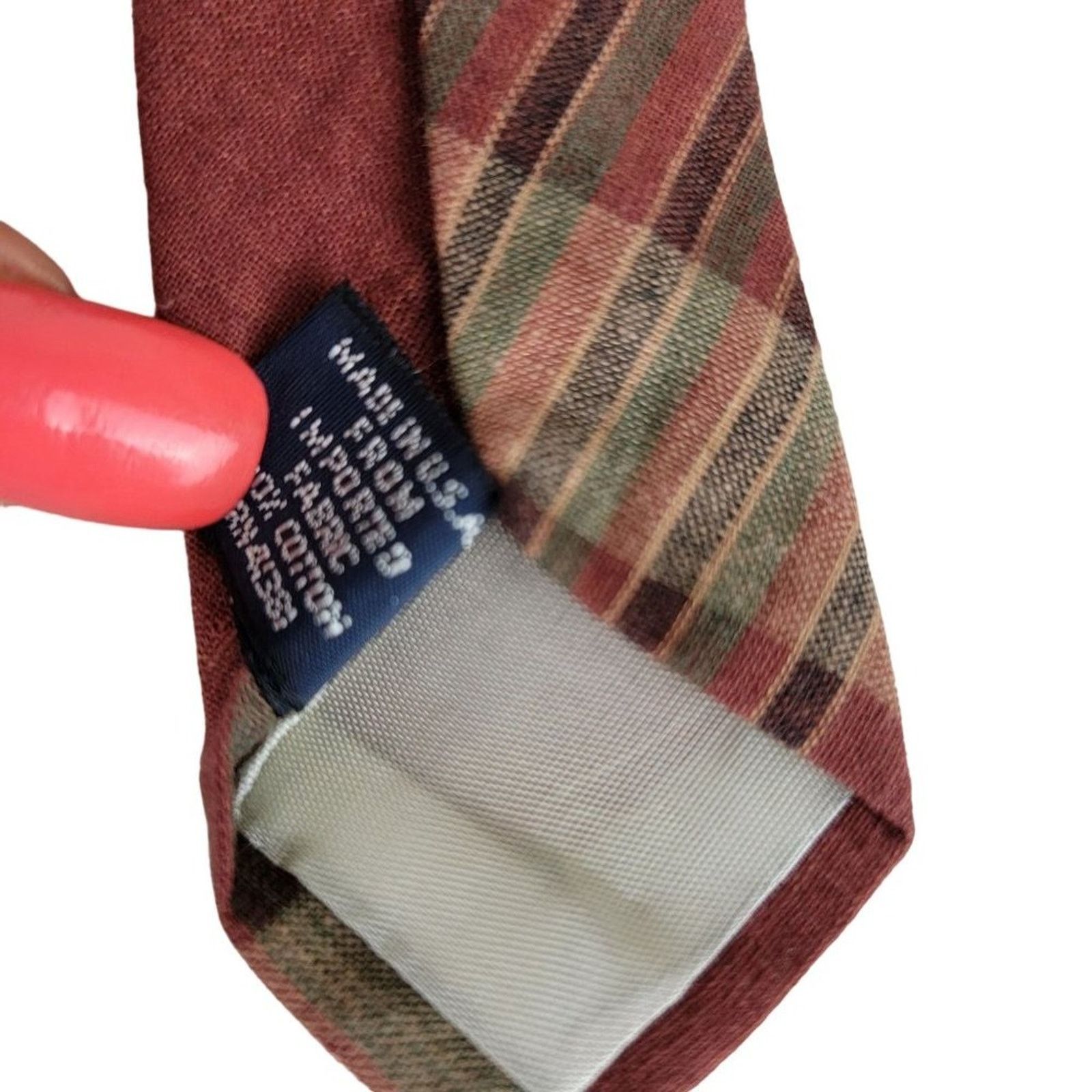 Polo Ralph Lauren Polo Ralph Lauren Plaid Cotton Neck Tie 4" x 58" Size ONE SIZE - 6 Thumbnail