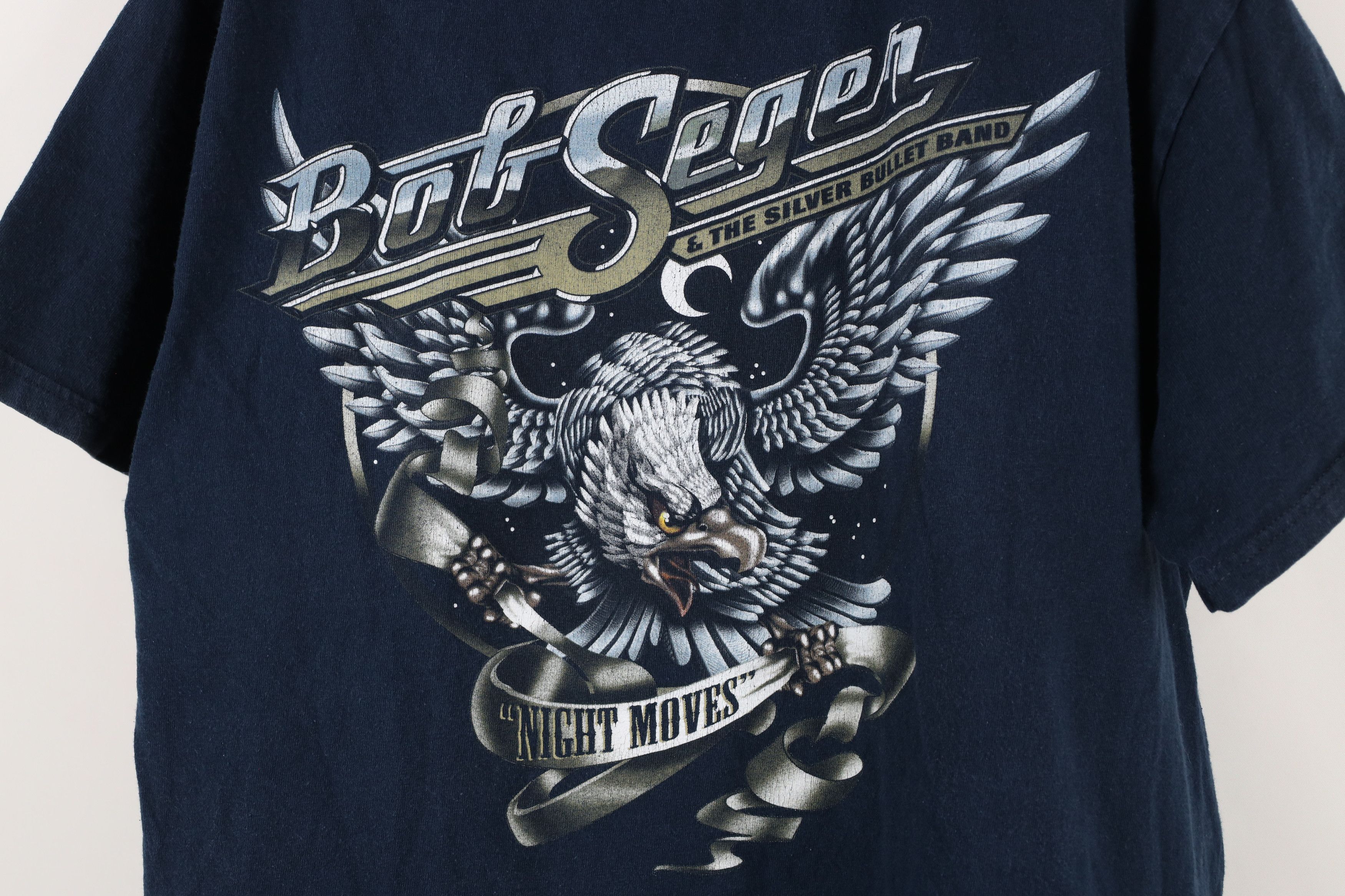 Vintage Vintage Y2K 2011 North American Tour Bob Seger Band T-Shirt Size US L / EU 52-54 / 3 - 4 Thumbnail