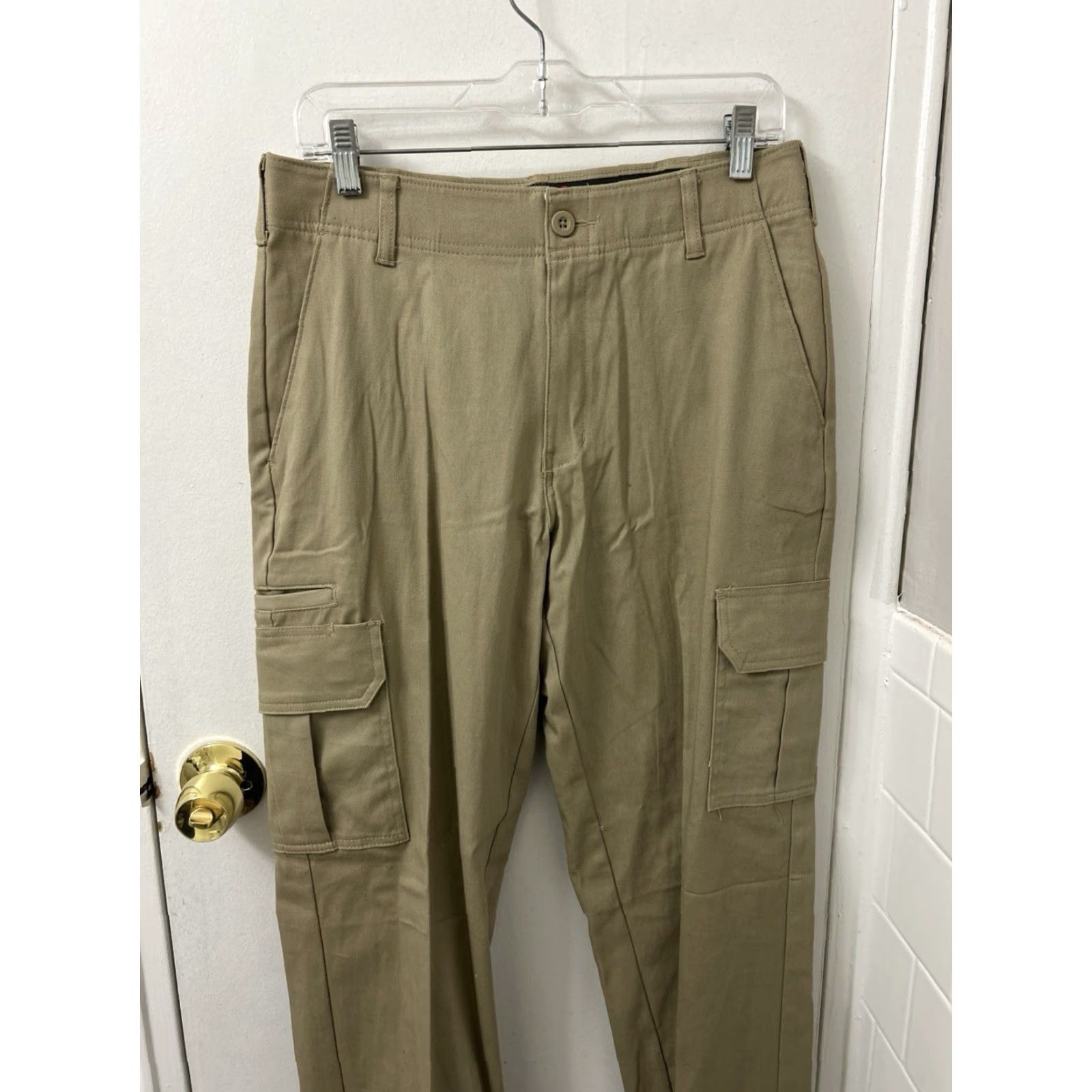 Dickies Dickies Flex Cargo Pants Mens 32x32 Tan Beige Cargo Pockets Regular Fit Straight Leg NWT Size US 32 / EU 48 - 6 Thumbnail