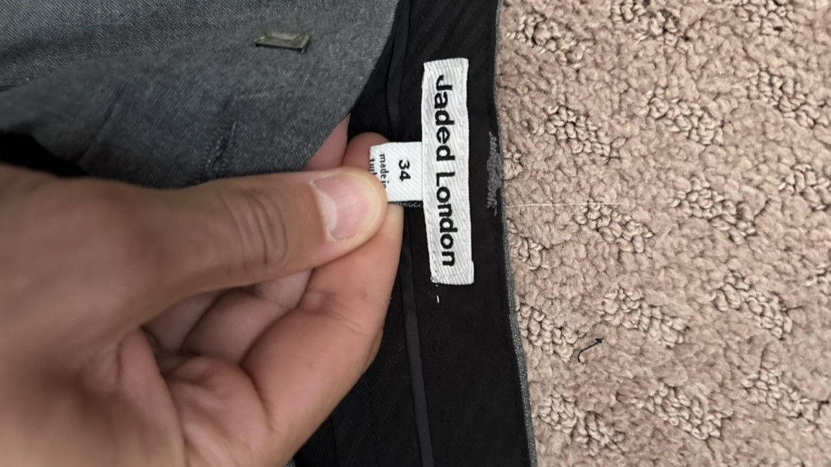 Jaded London Jaded London Dress Pants Gray Size US 34 / EU 50 - 2 Thumbnail