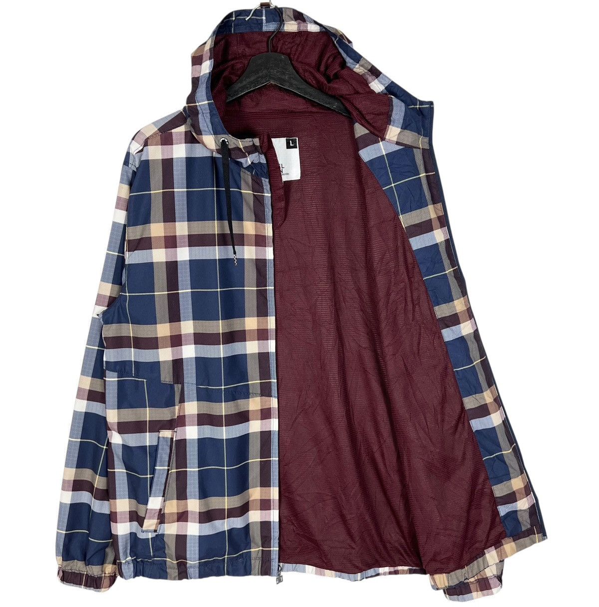 DC DC Skateboard Zipper Hoodie Checkered Windbreaker Jacket Size US L / EU 52-54 / 3 - 6 Thumbnail