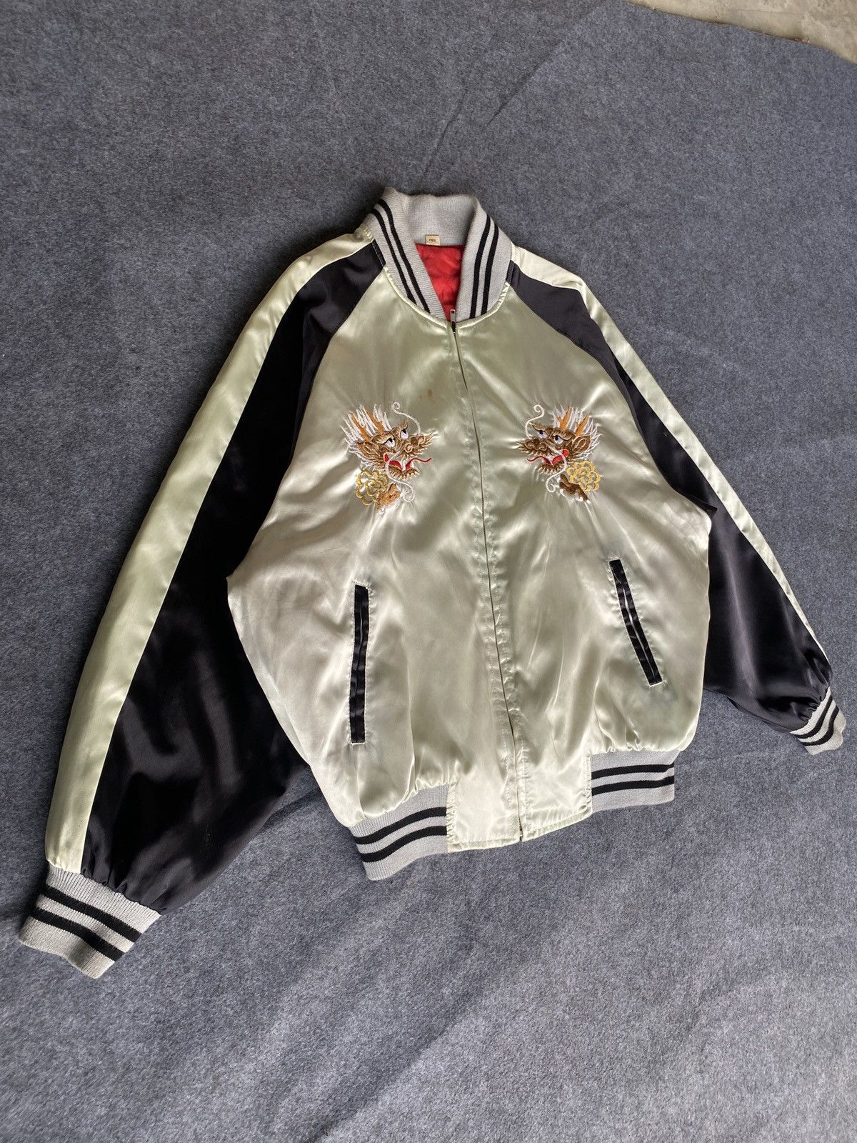 Japanese Brand Vintage sukajan souvenir dragon jacket Size US L / EU 52-54 / 3 - 3 Thumbnail