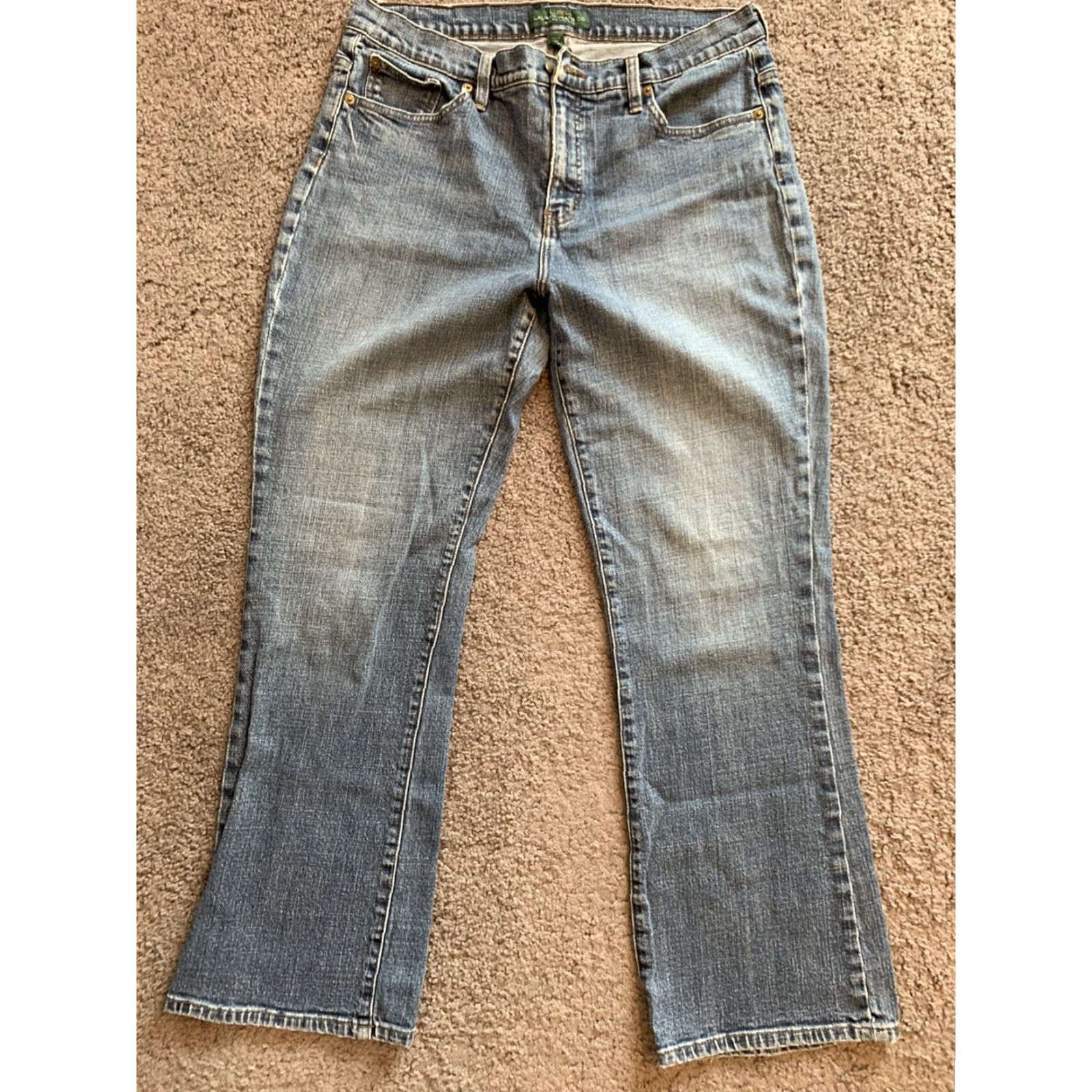 CO Ralph Lauren Jeans Co Womans Classic Straight Sz 14 Inseam 30 Size 36" / US 14 / IT 50 - 5 Thumbnail